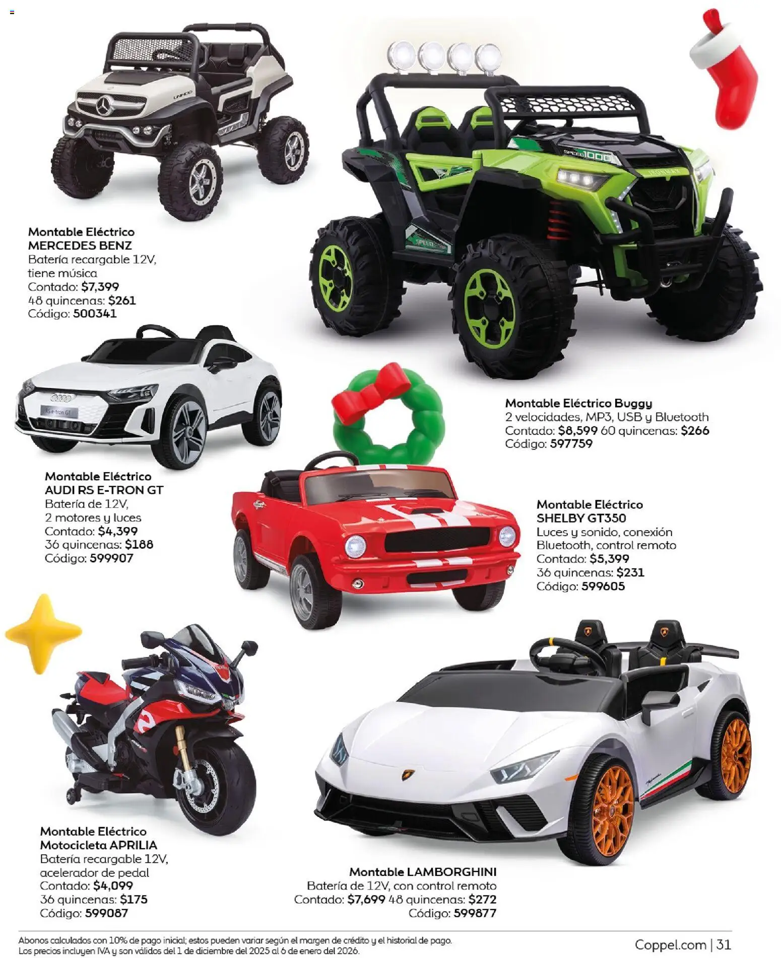 Nuevas ofertas de Coppel válidas en toda la República Mexicana desde el 01.12.2025. ¡Encuentra las mejores ofertas en Coppel catálogo Regalos A Lo Grande! | Página: 31