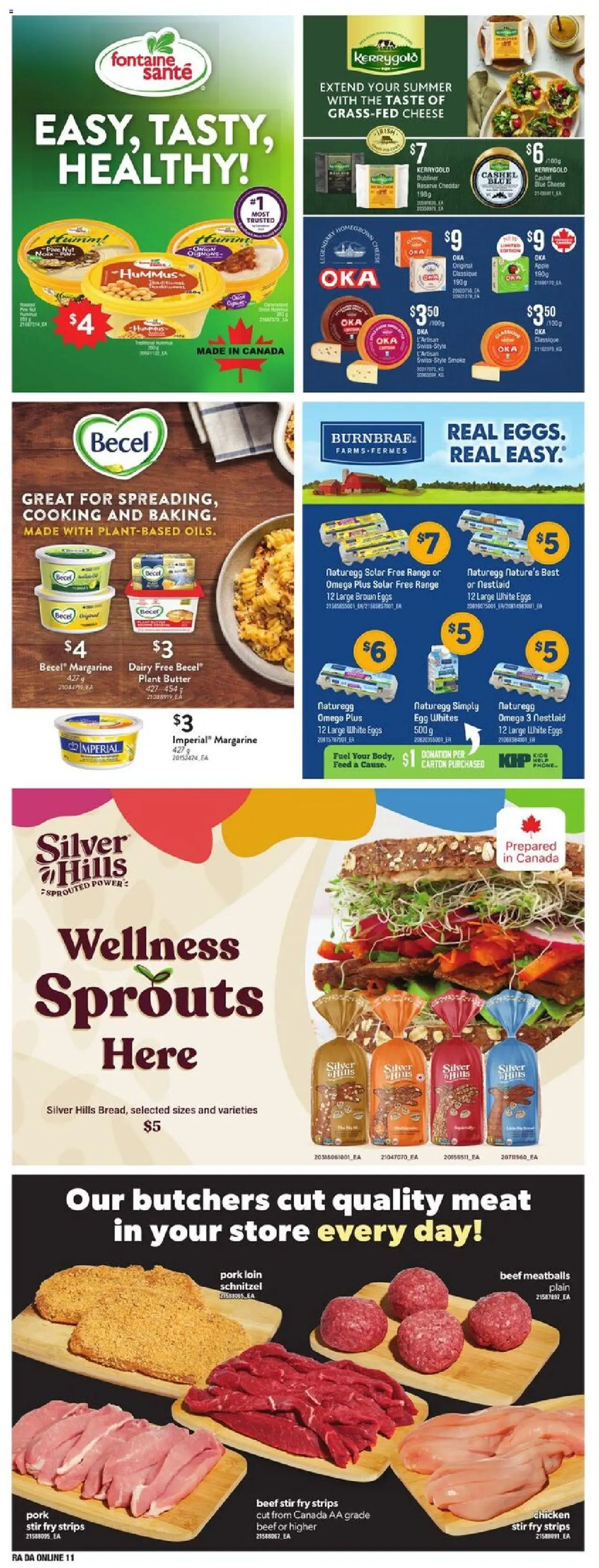 Atlantic Superstore flyer valid from 18.09.2025 | Page: 22 | Products: Beef, Butter, Eggs, Pork