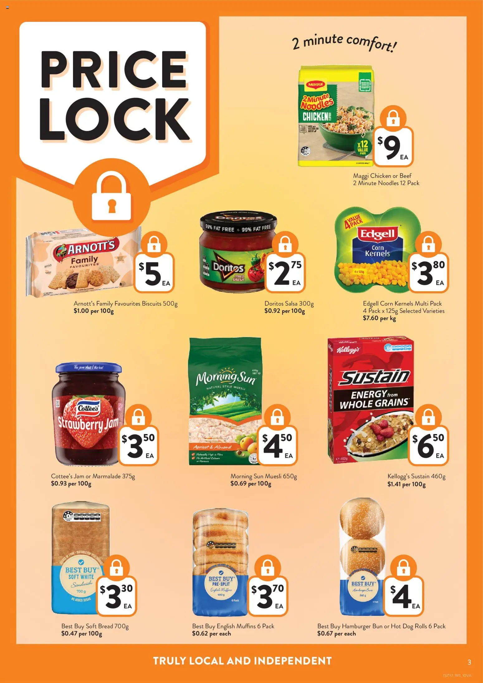 Foodworks catalogue - valid from 19.11.2025 | Page: 3 | Products: Bread, Chicken, Beef, Salsa