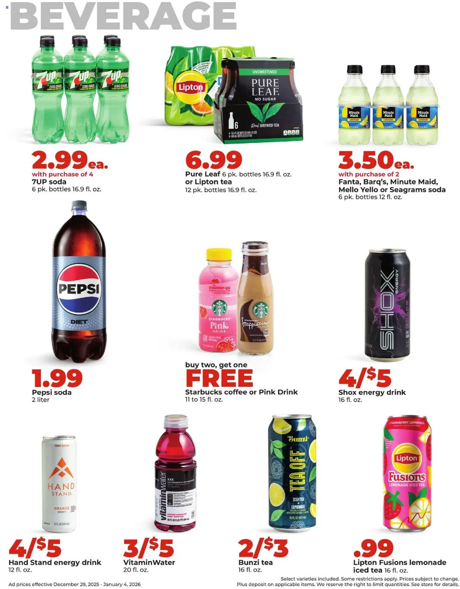 HyVee Weekly Ad - valid from 29.12.2025 | Page: 27 | Products: Coffee, Tea, Sugar