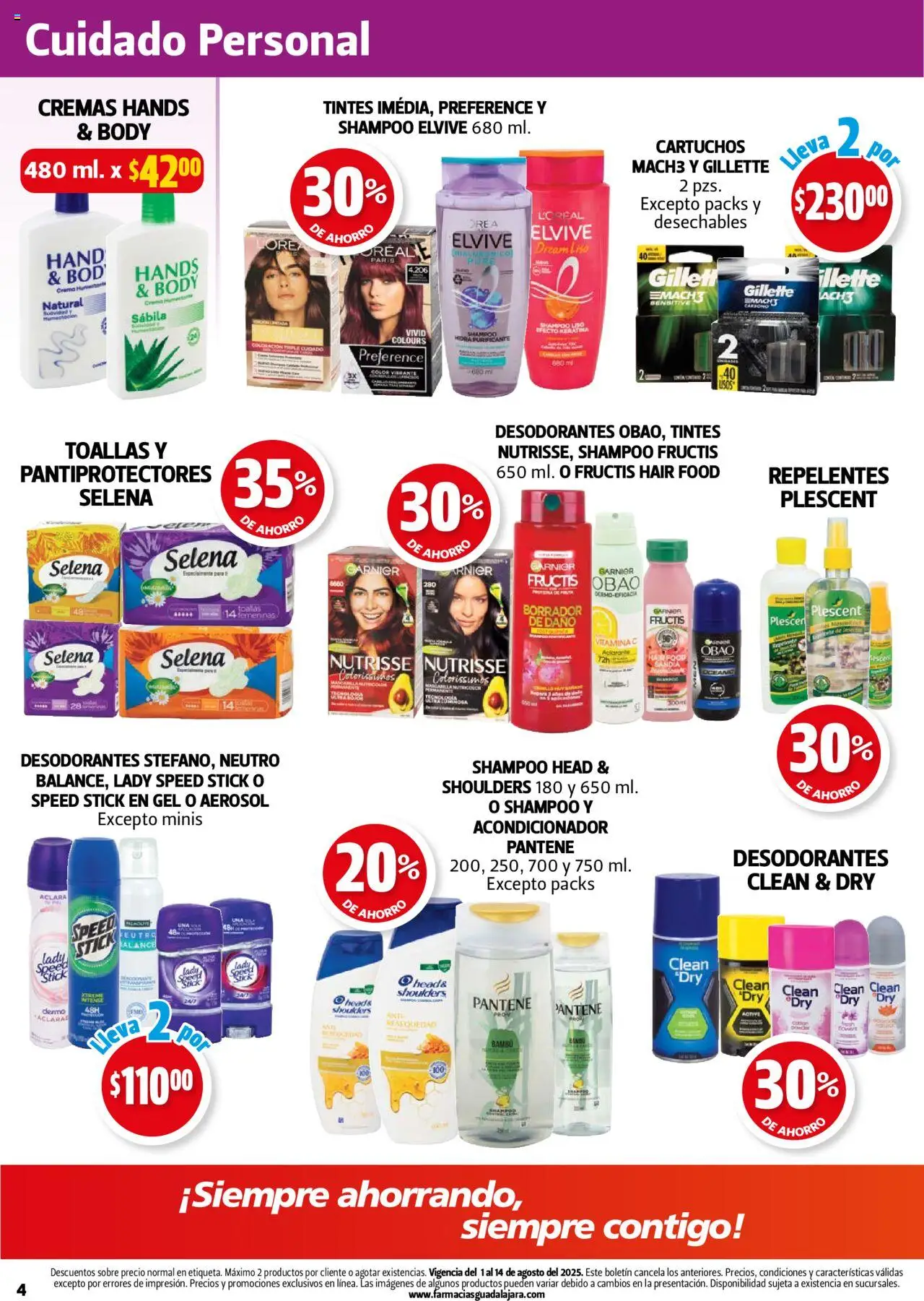 Nuevas ofertas de Farmacia Guadalajara válidas en toda la República Mexicana desde el 01.08.2025. ¡Encuentra las mejores ofertas en Farmacia Guadalajara - Catálogo! | Página: 4 | Productos: Sandía, Crema, Body, Acondicionador