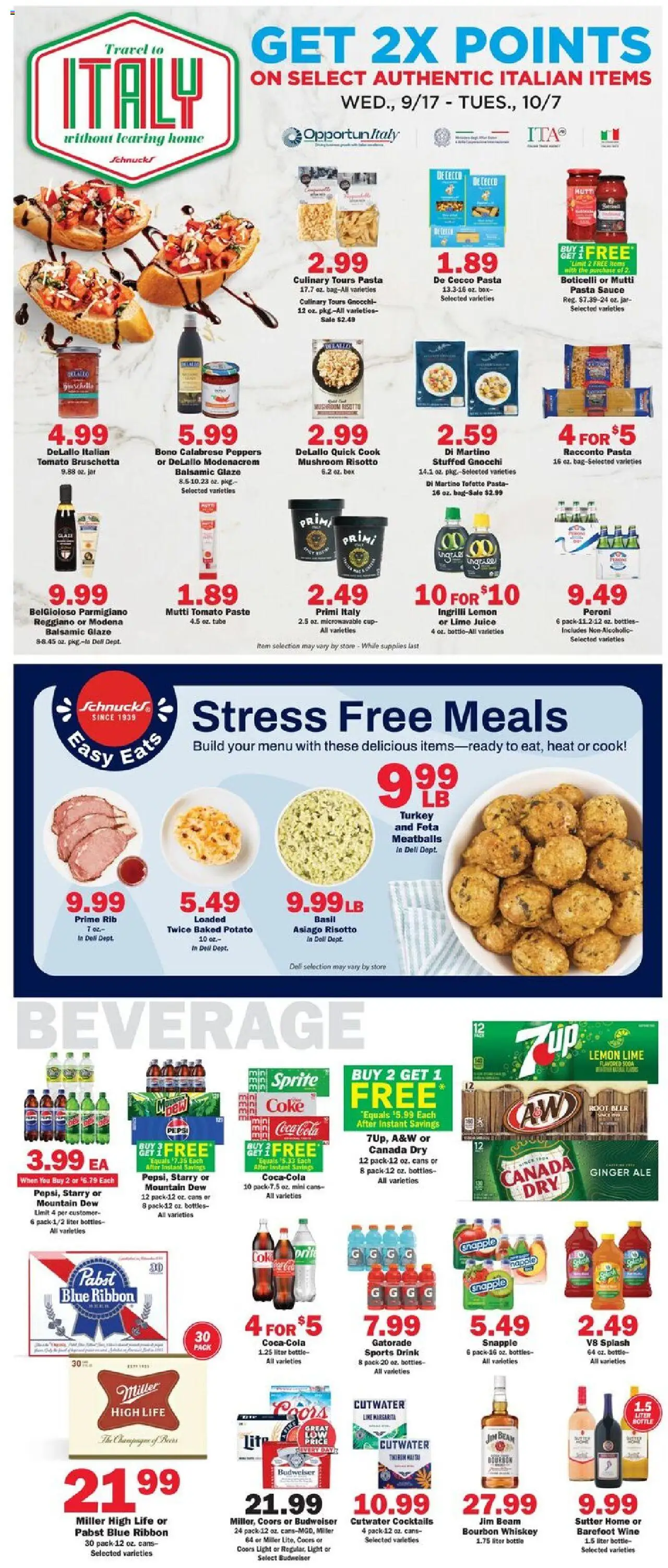 Schnucks Weekly Print Ad - IN - valid from 24.09.2025 | Page: 5 | Products: Ginger, Wine, Whiskey, Lemon