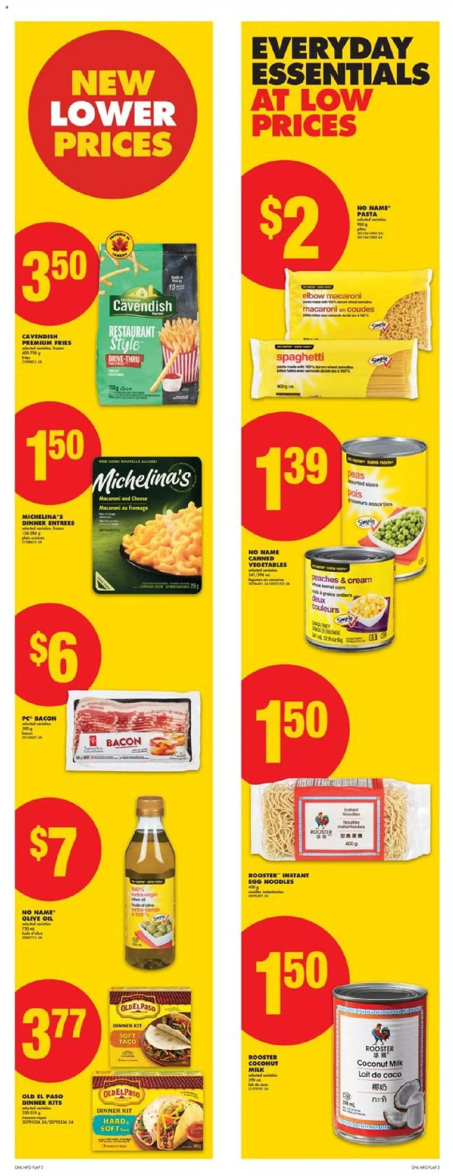 No Frills flyer valid from 13.11.2025 | Page: 12 | Products: Noodles, Cream, PC, Oil
