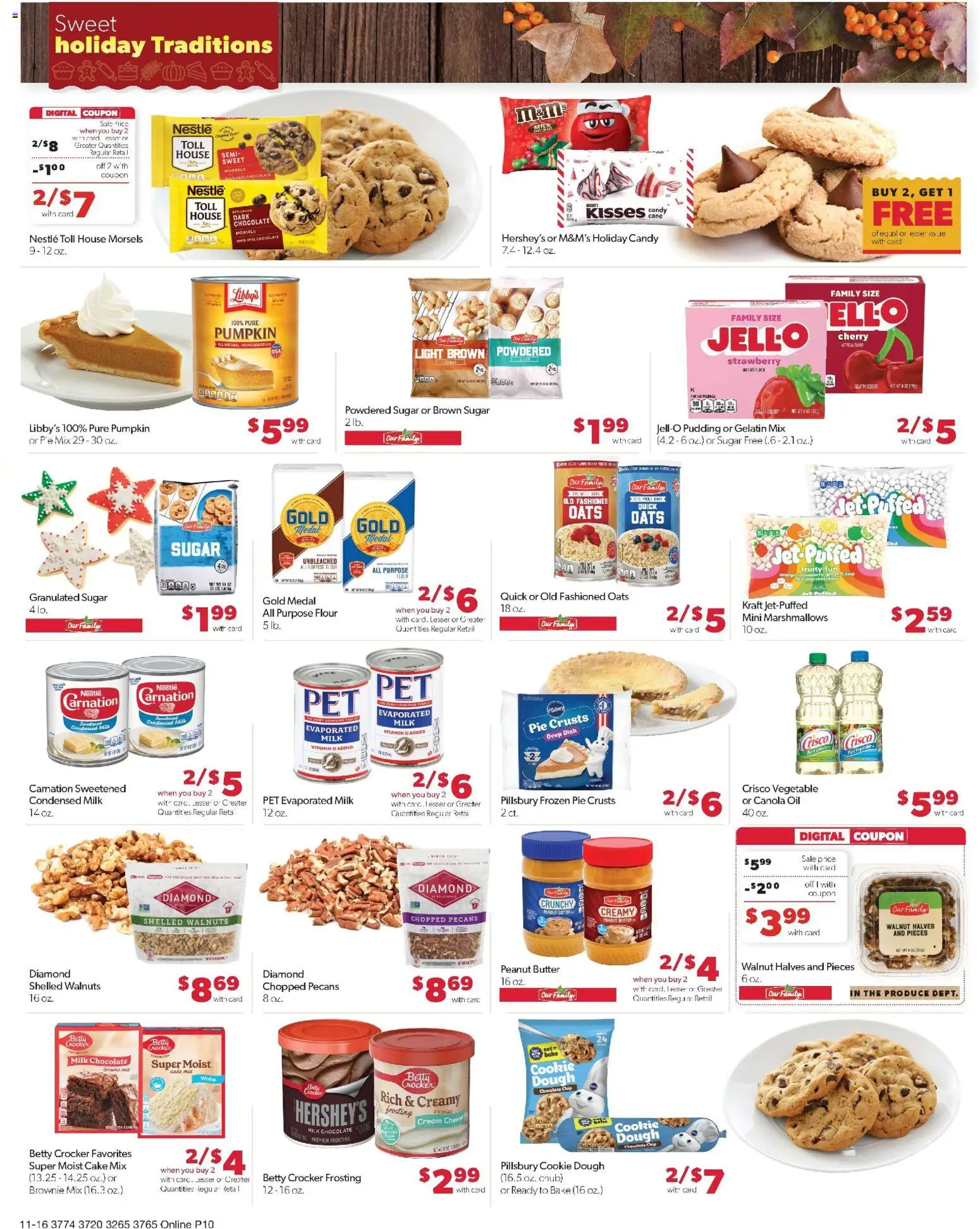 Family Fare Weekly Ad - valid from 16.11.2025 | Page: 18 | Products: Chocolate, Sugar, Lemon, Pumpkin