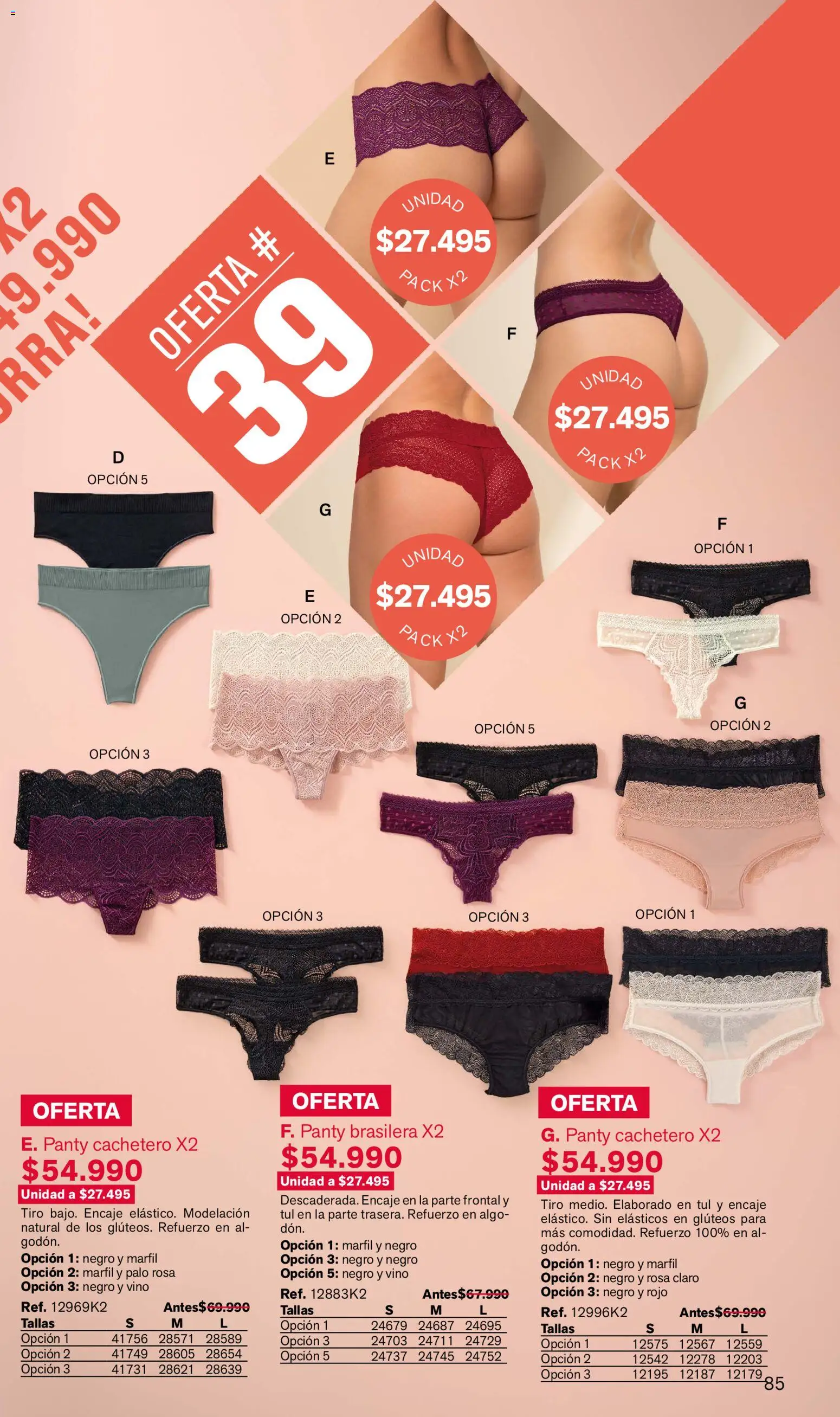 Leonisa revista - valida desde el 02.01.2026 | Página: 85 | Productos: Cachetero, Vino