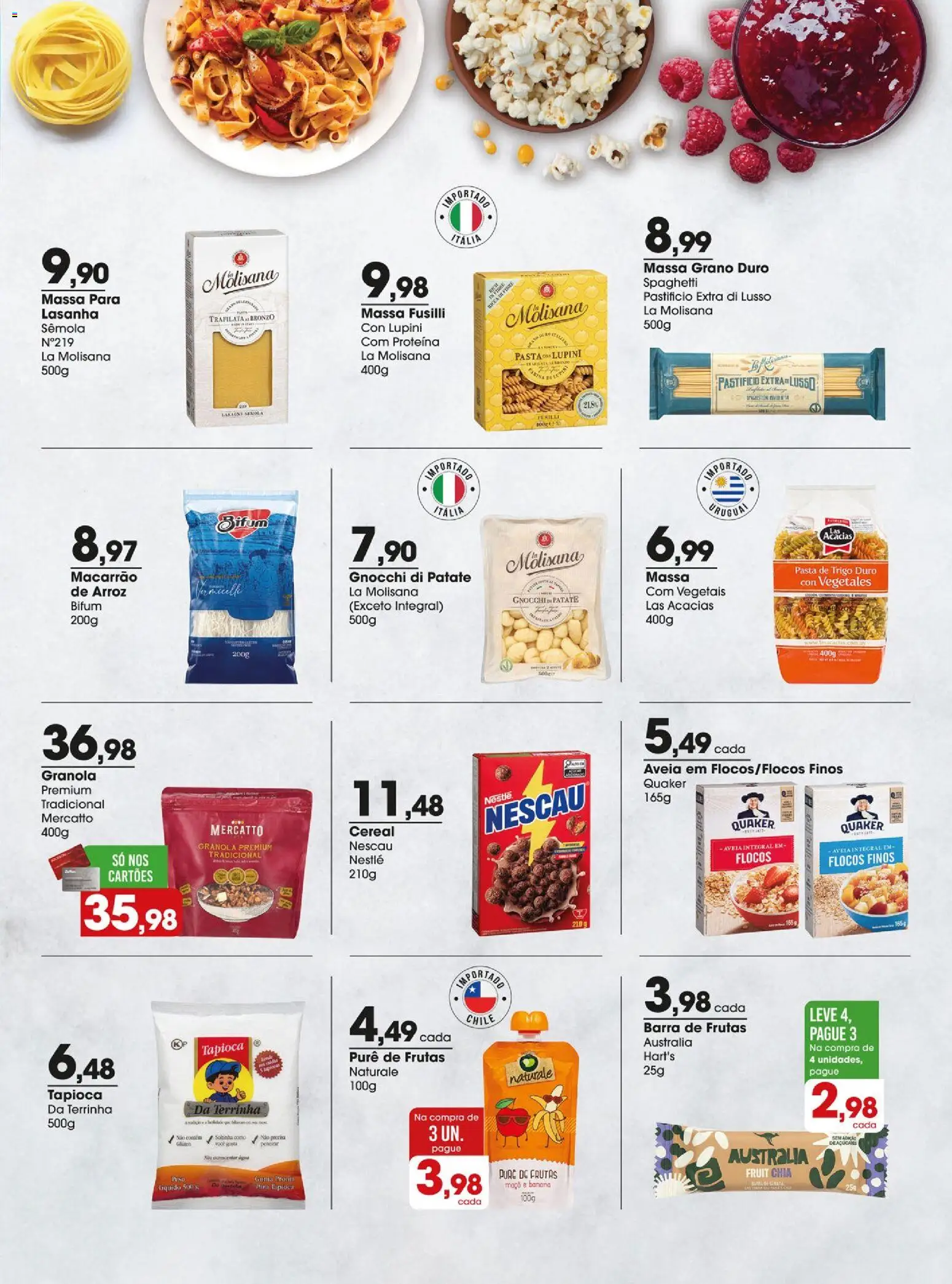 Zaffari Folheto - válido de 03.03.2026 | Página: 5 | Produtos: Nescau, Massa, Lasanha, Aveia