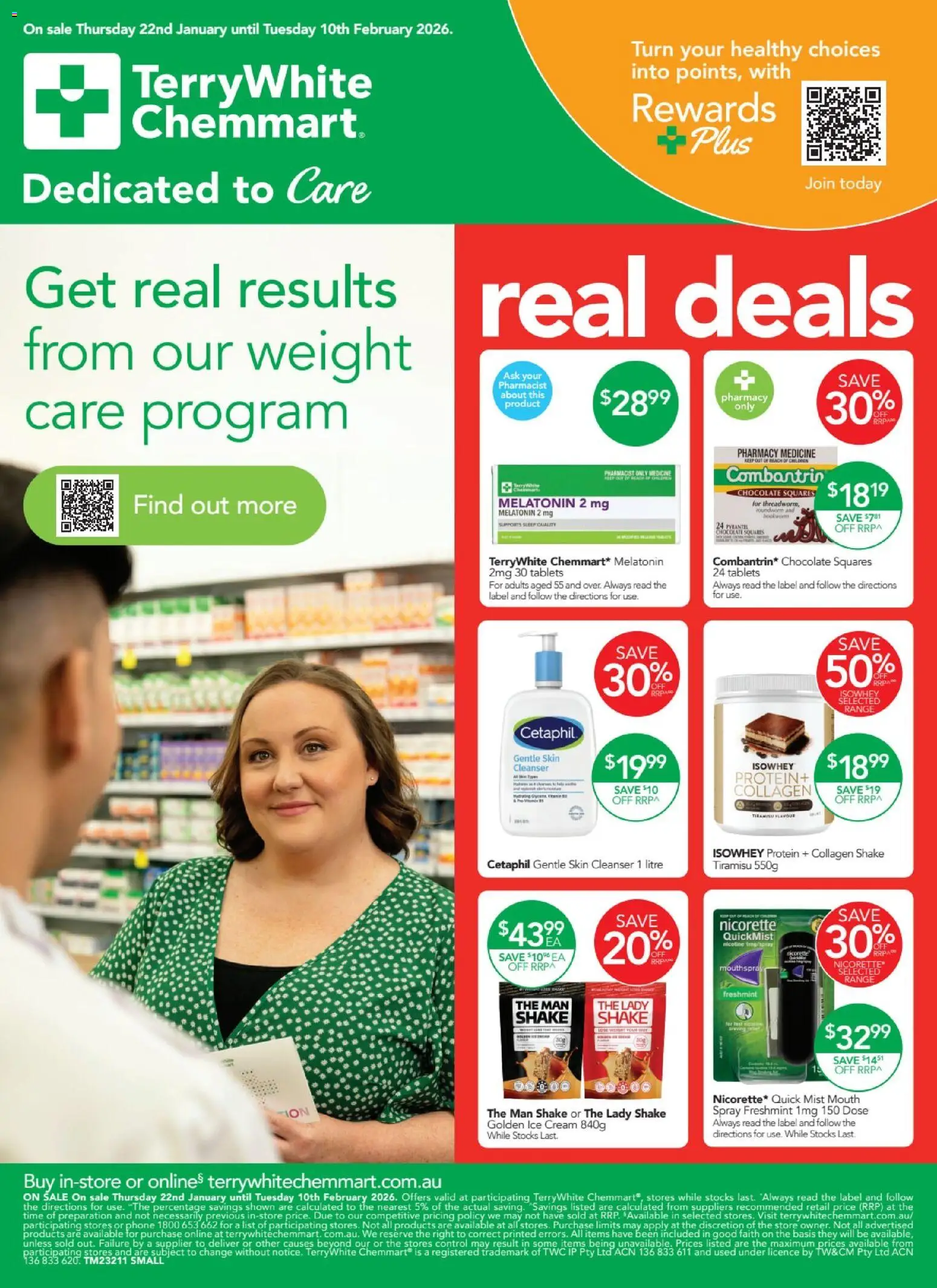 Terry White catalogue - valid from 22.01.2026 | Page: 1 | Products: Cream, Ice cream, Phone, Collagen