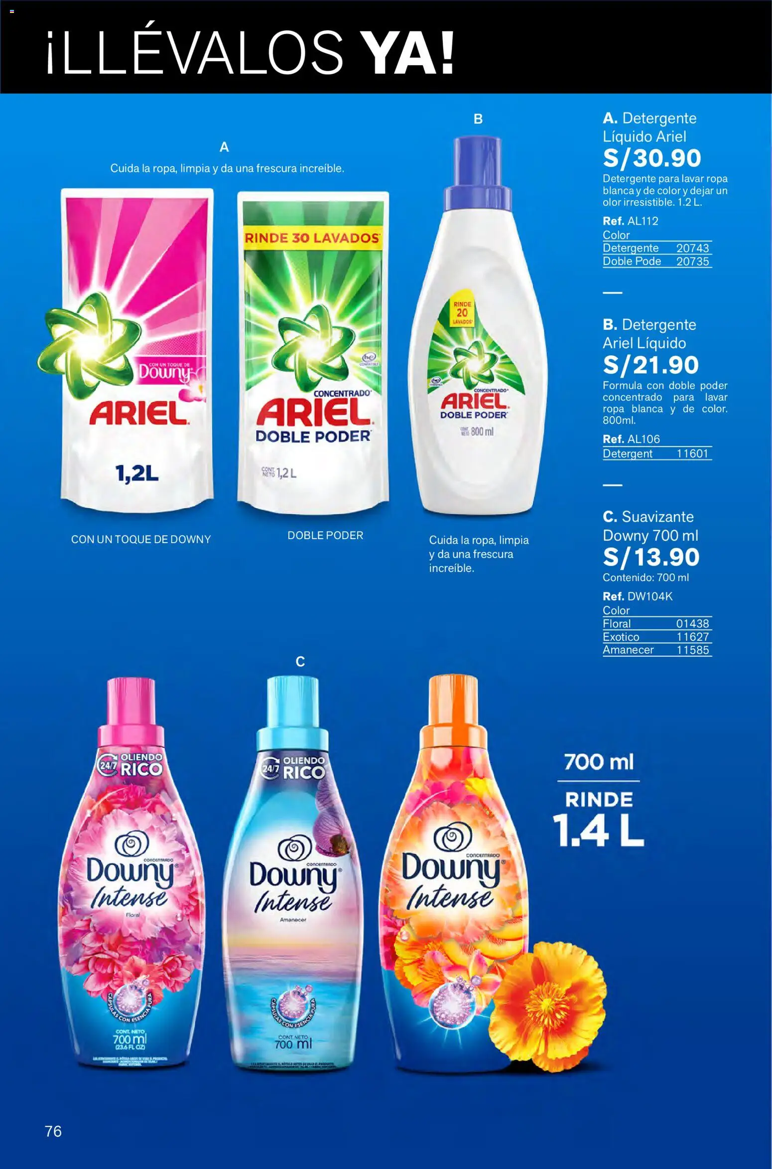 Catálogo Leonisa válido desde 23.10.2025 | Página: 76 | Productos: Detergente, Ropa