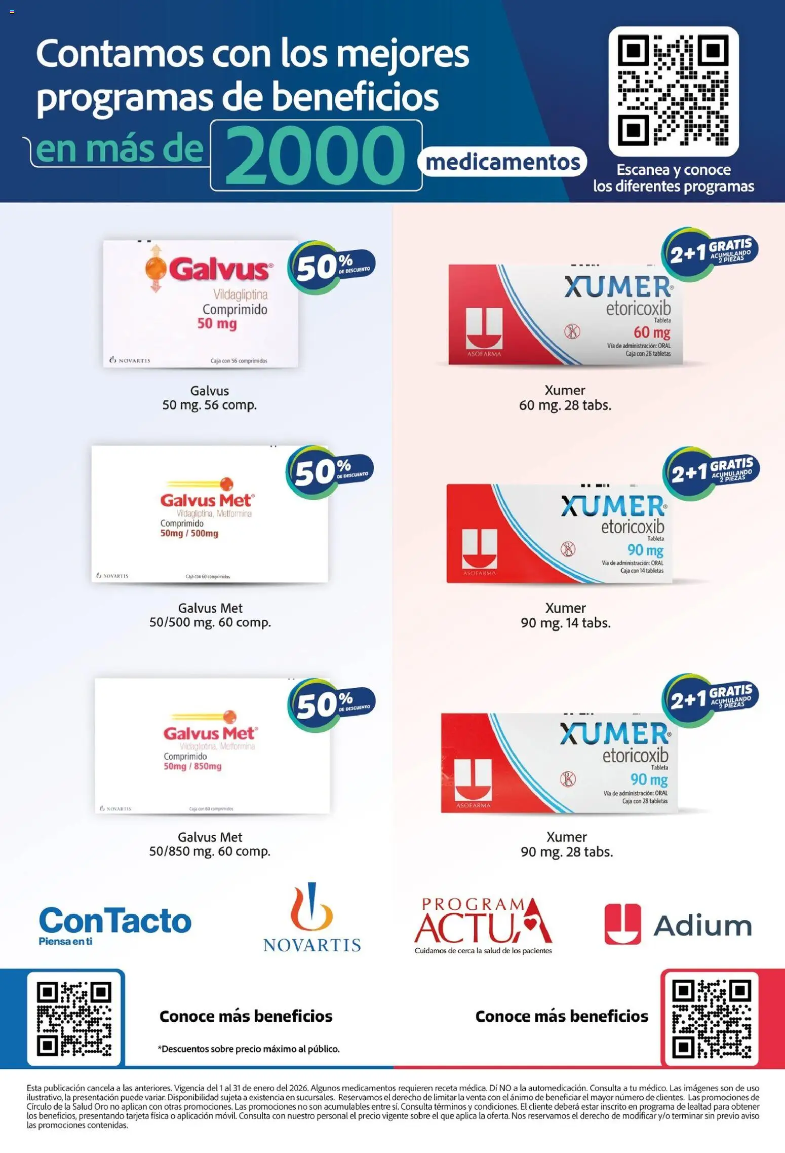 Nuevas ofertas de Farmacias Unión válidas en toda la República Mexicana desde el 01.01.2026. ¡Encuentra las mejores ofertas en Farmacias Unión catálogo! | Página: 2