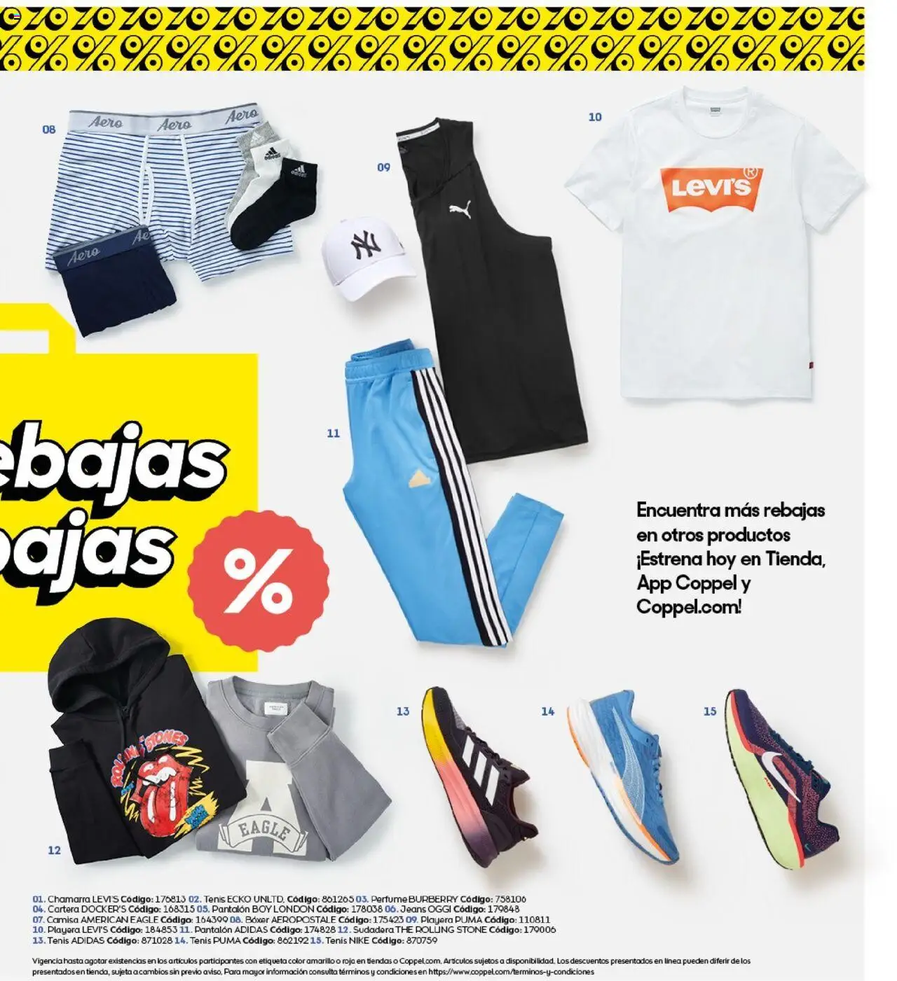 Nuevas ofertas de Coppel válidas en toda la República Mexicana desde el 05.07.2025. ¡Encuentra las mejores ofertas en Coppel catálogo Rebajas! | Página: 3 | Productos: Tenis, Sudadera, Playera, Perfume