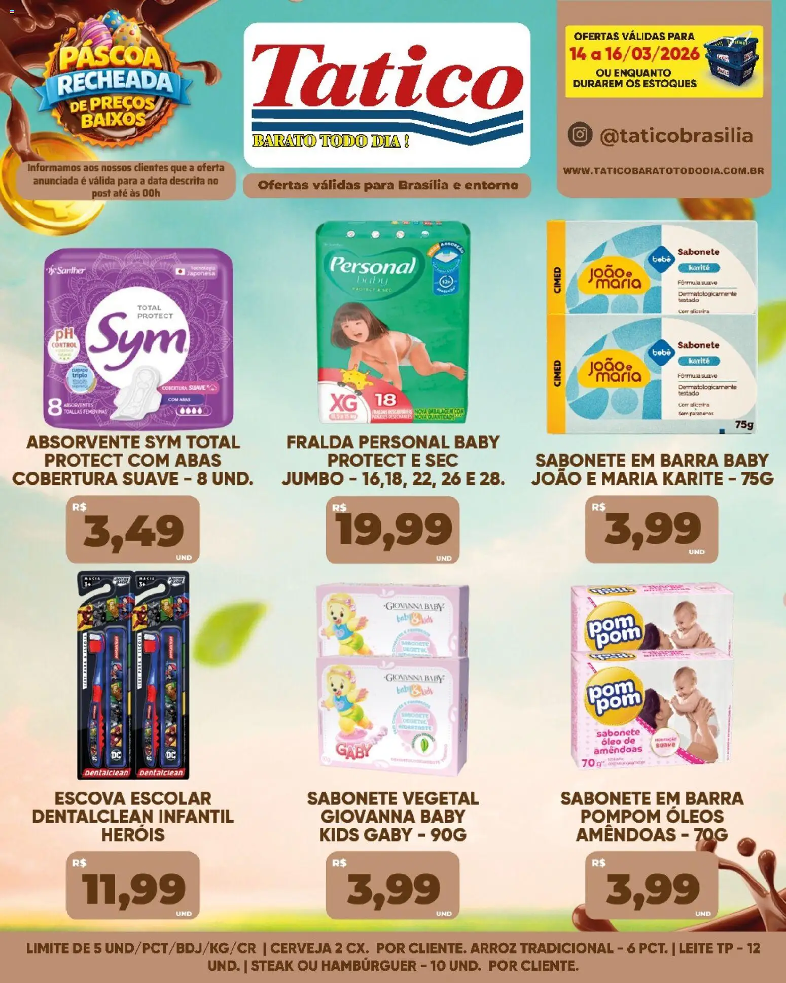 Tatico Folheto - válido de 14.03.2026 | Página: 21 | Produtos: Óleo, Cerveja, Sabonete, Absorvente