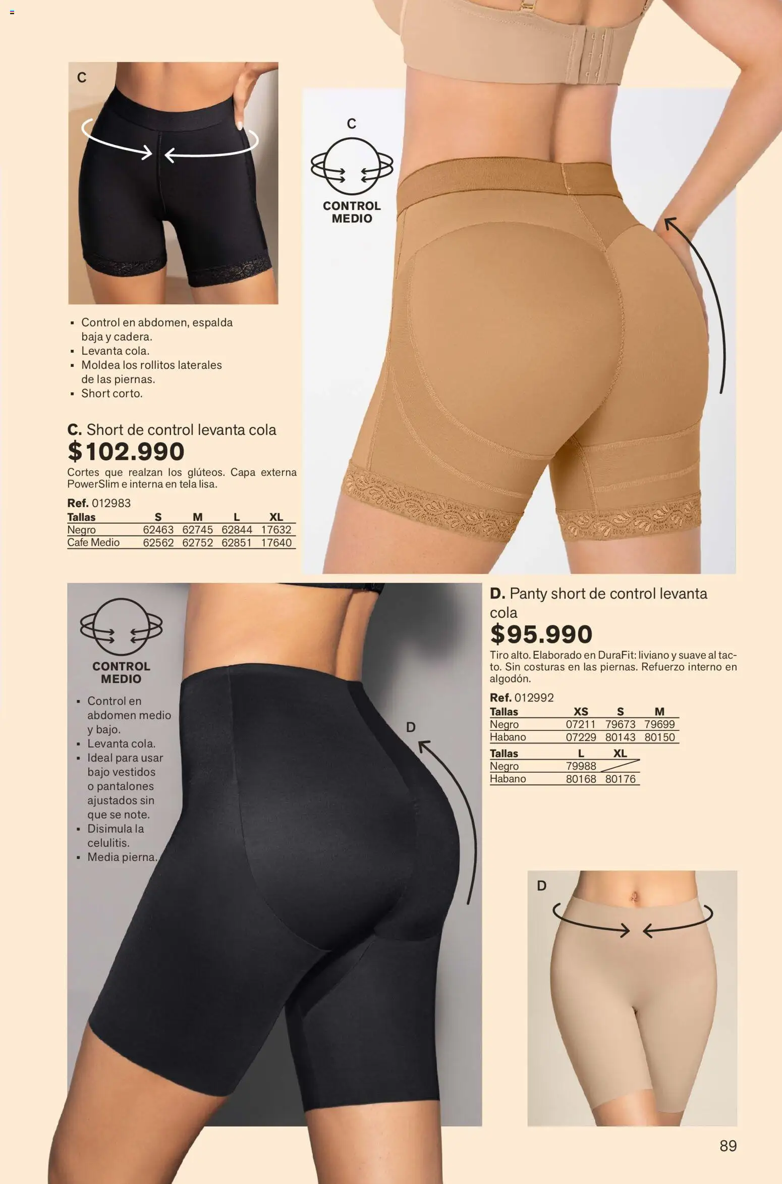 Leonisa revista - valida desde el 01.02.2026 | Página: 89 | Productos: Short, Pantalones, Café