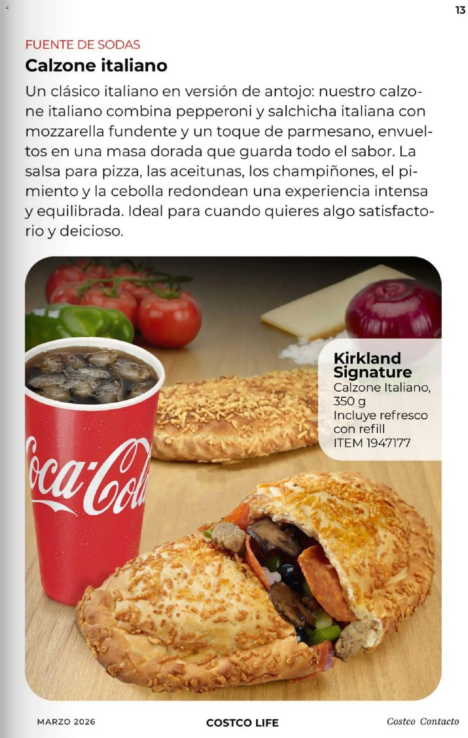 Nuevas ofertas de Costco válidas en toda la República Mexicana desde el 01.03.2026. ¡Encuentra las mejores ofertas en Costco Revista de marzo! | Página: 13 | Productos: Cebolla, Fuente, Refresco, Salchicha