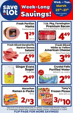 Preview of Save a Lot weekly ads valid from 25.03.2026