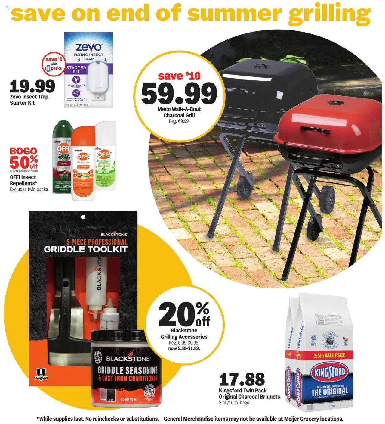 Meijer Early fall finds at great prices - valid from 24.08.2025 | Page: 9 | Products: Griddle, Starter, Grill, Iron