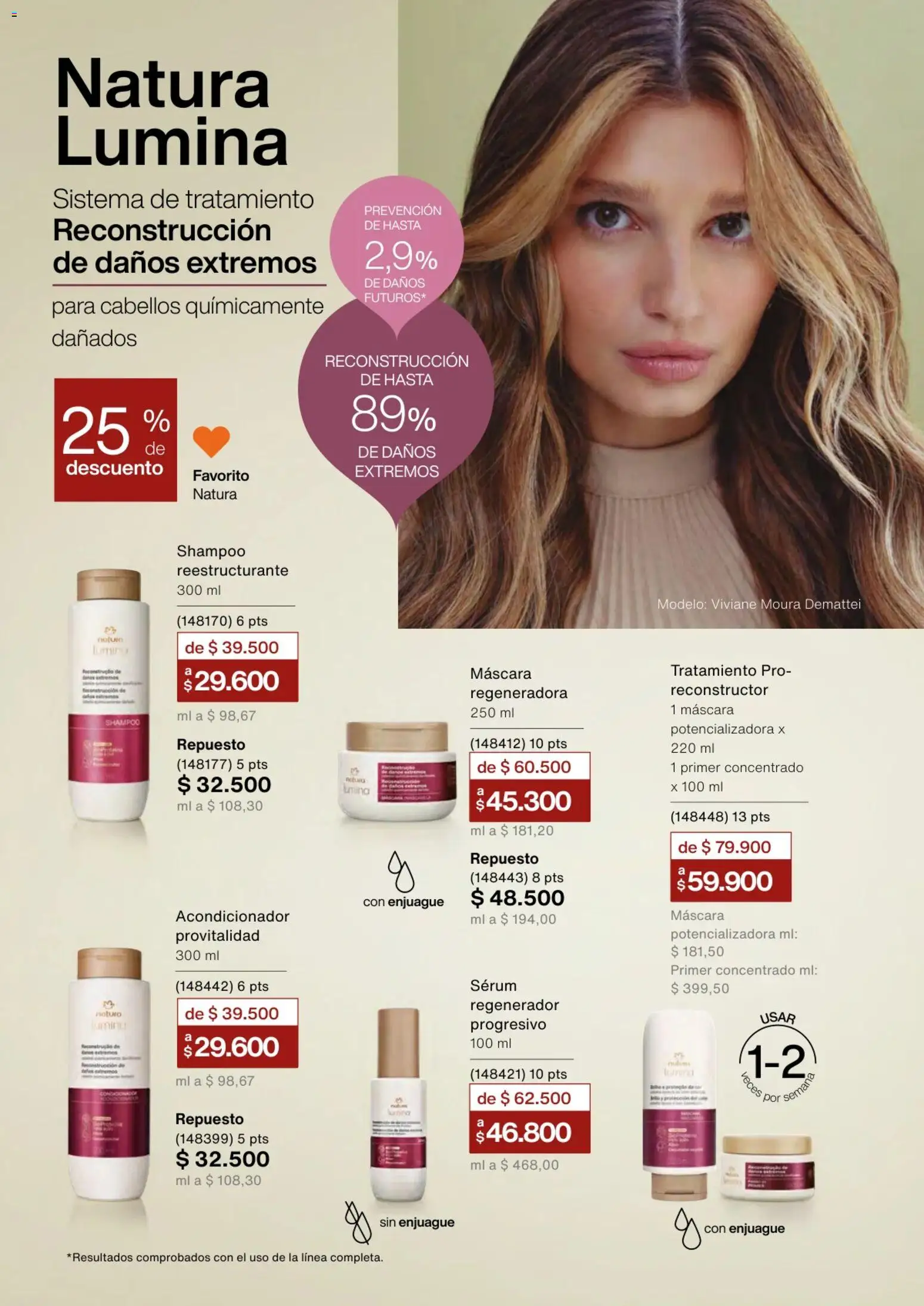 Natura revista - valida desde el 01.03.2026 | Página: 120 | Productos: Serum, Shampoo, Máscara, Acondicionador