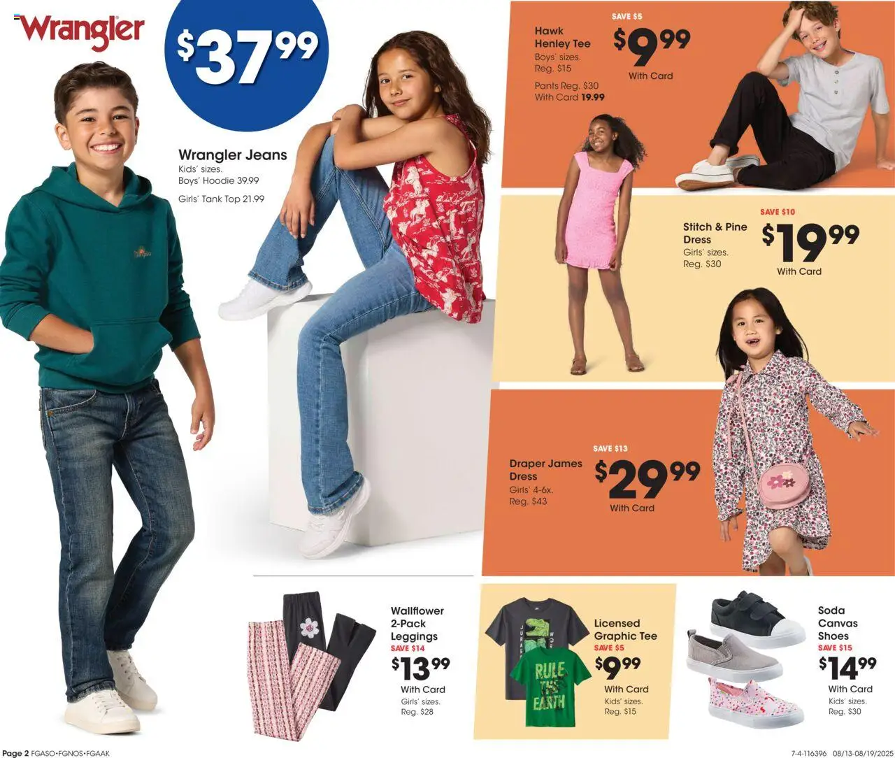 Fred Meyer Home & Apparel - valid from 13.08.2025 | Page: 2 | Products: Canvas, Tank top, Hoodie, Jeans