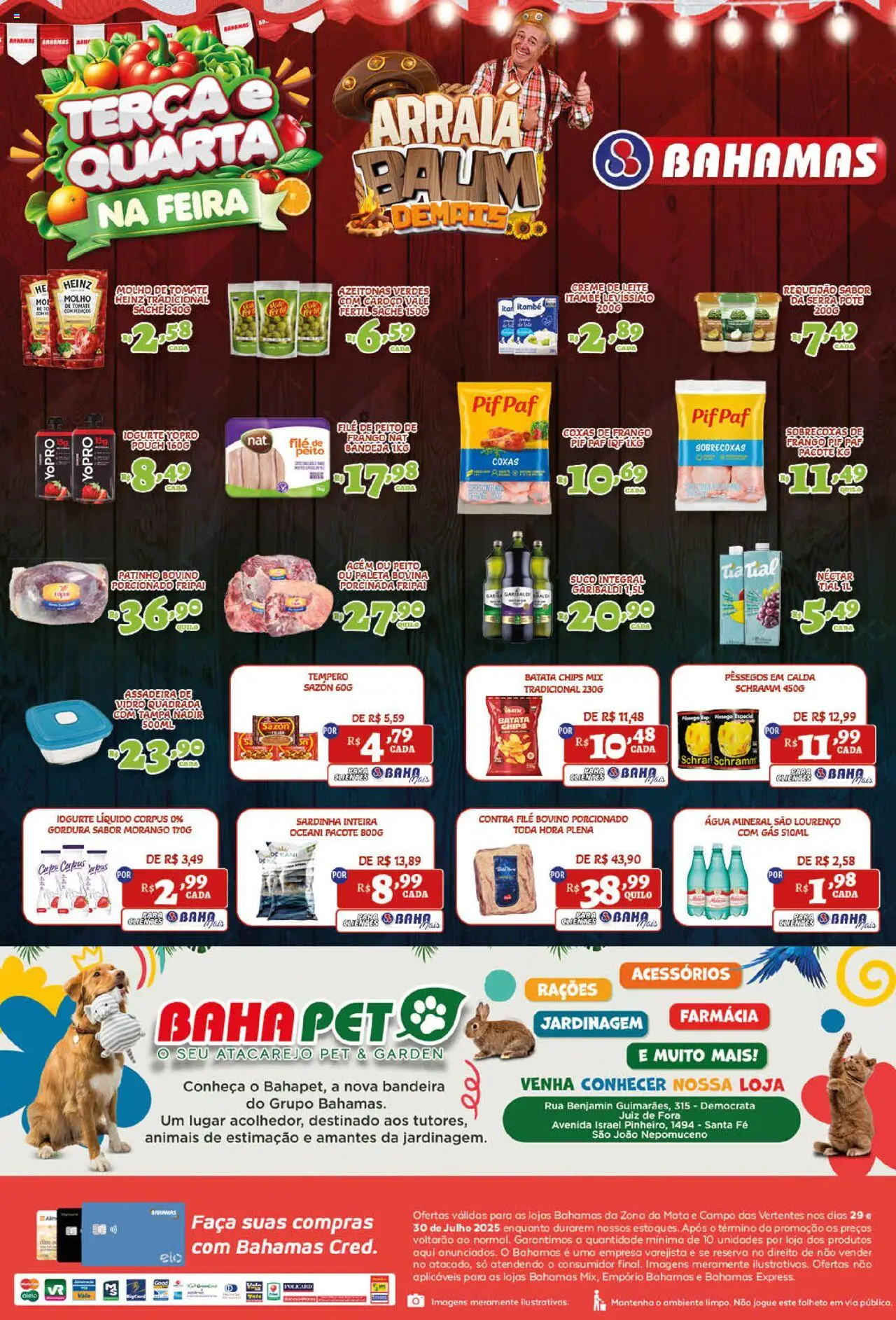 Bahamas Supermercados Folheto - válido de 29.07.2025 | Página: 2 | Produtos: Faca, Creme, Assadeira, Requeijão