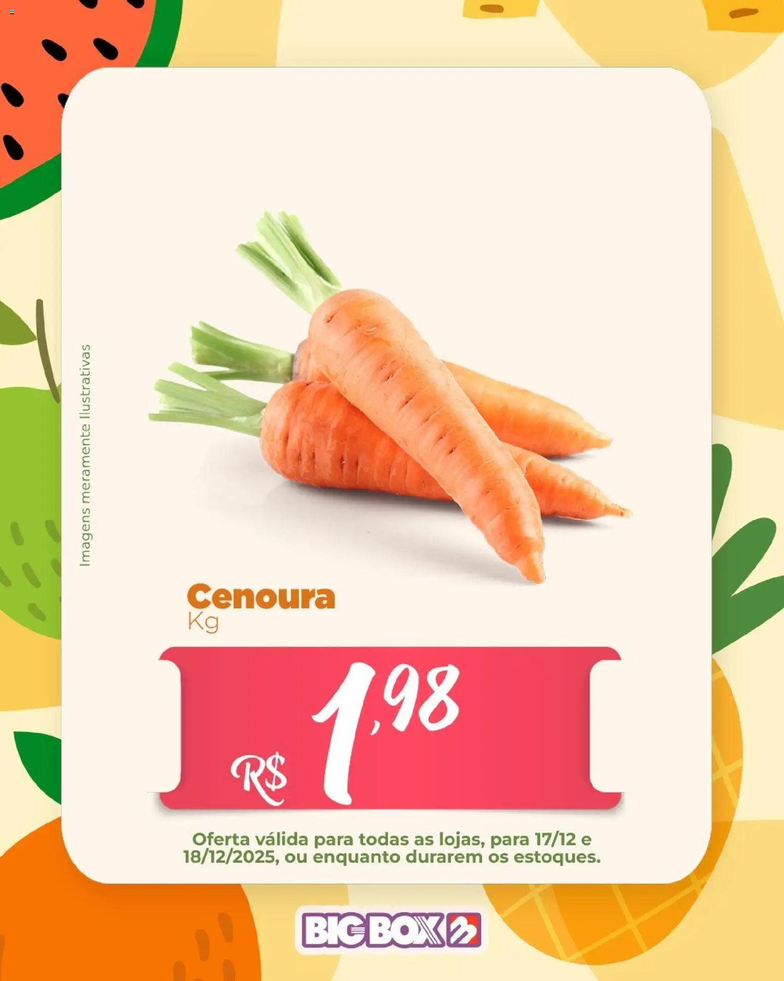 Big Box Folheto - válido de 17.12.2025 | Página: 2 | Produtos: Cenoura