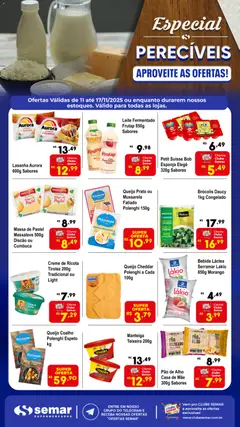 Semar Supermercado - Ofertas Especial Perecíveis - Pré-Visualização do folheto da loja Semar Supermercado, válido de 11.11.2025