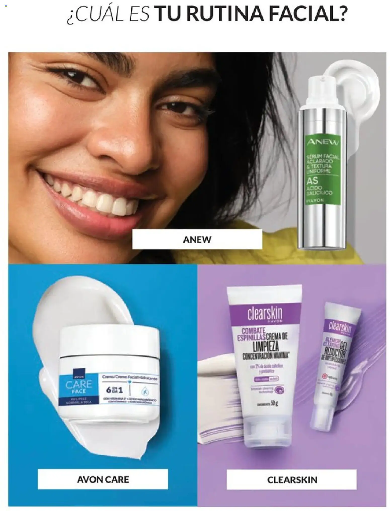 Nuevas ofertas de AVON válidas en toda la República Mexicana desde el 20.12.2025. ¡Encuentra las mejores ofertas en AVON campaña 1 2026! | Página: 128 | Productos: Crema de limpieza, Serum, Crema