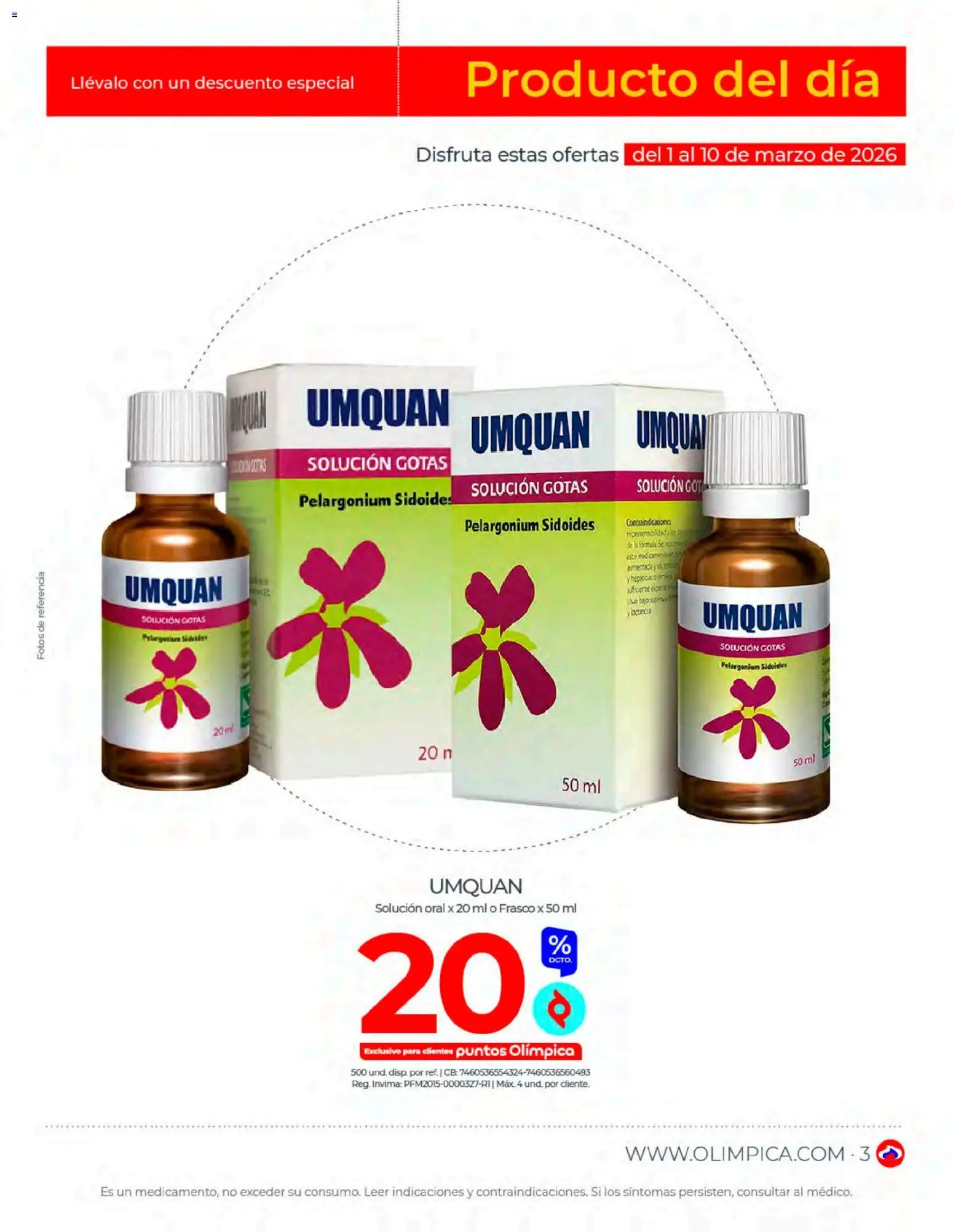 Olímpica catálogo desde el 01/03/2026 > Promociones | Colombia