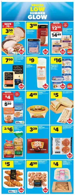 Real Canadian Superstore flyer valid from 24.07.2025 | Page: 18 | Products: Turkey, Cheese, Bread, Ham