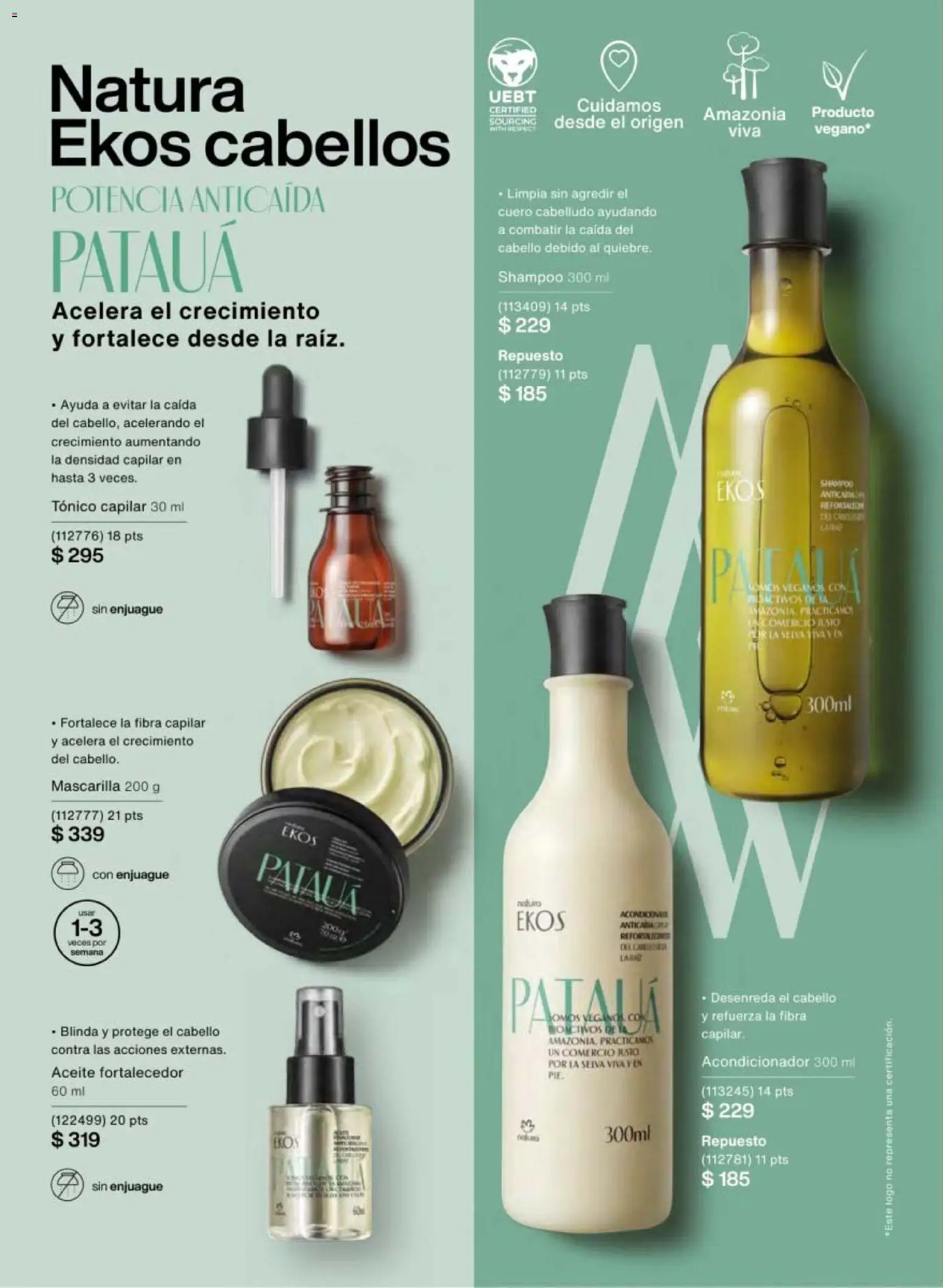 Nuevas ofertas de Natura válidas en toda la República Mexicana desde el 30.01.2026. ¡Encuentra las mejores ofertas en Natura campaña 3 2026! | Página: 140 | Productos: Aceite, Mascarilla, Acondicionador