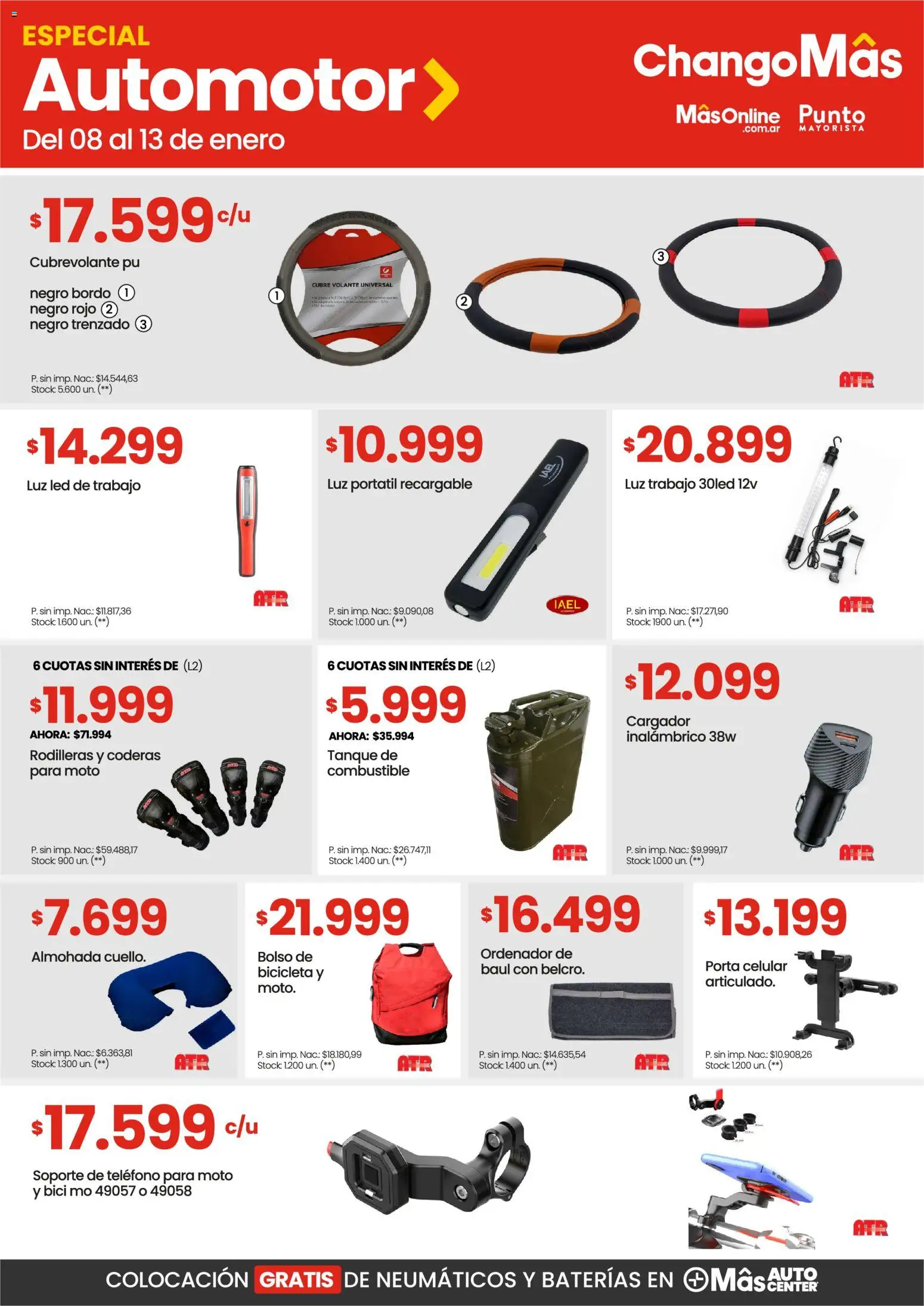 Changomas ofertas │ válido desde el 08.01.2026 | Página: 8 | Productos: Teléfono, Ordenador, Almohada, Cargador