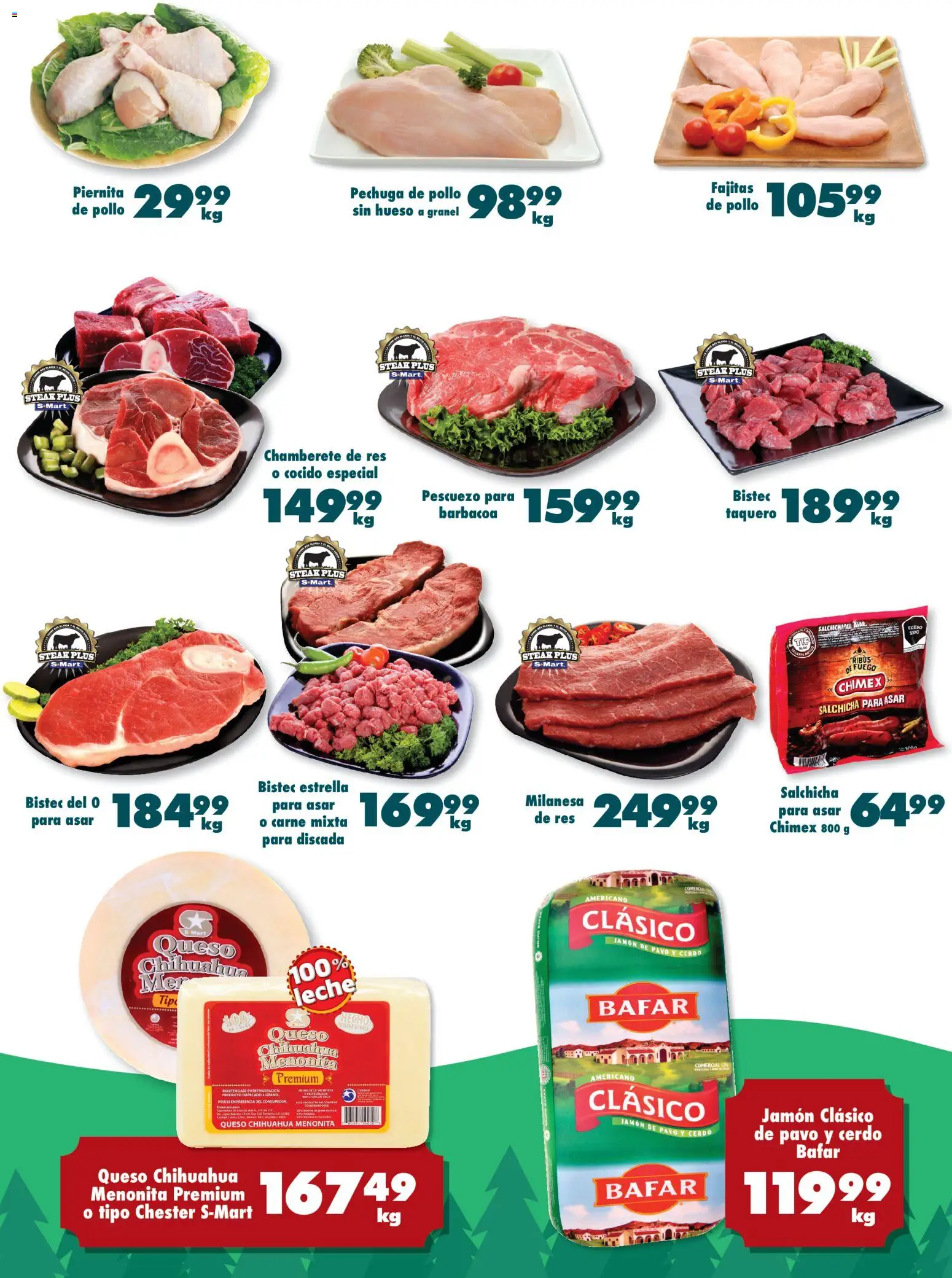 Nuevas ofertas de S-Mart válidas en toda la República Mexicana desde el 11.11.2025. ¡Encuentra las mejores ofertas en S-Mart folleto Reynosa! | Página: 4 | Productos: Milanesa, Leche, Jamón, Res