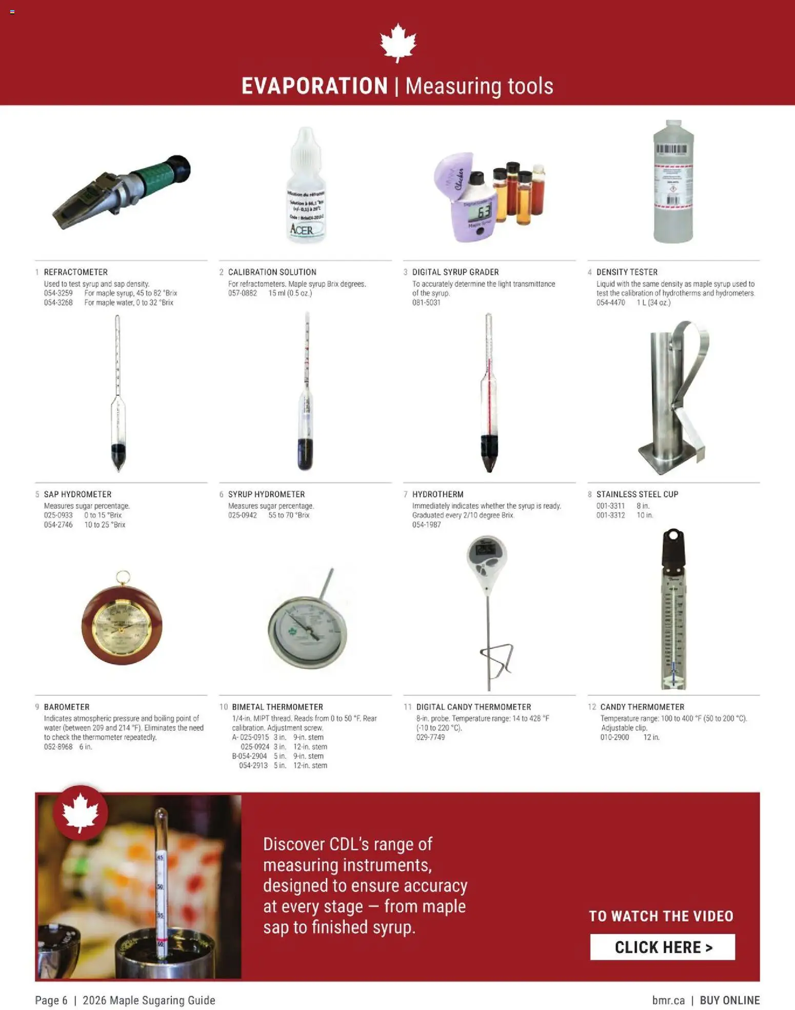 BMR flyer valid from 01.01.2026 | Page: 6 | Products: Watch, Video, Thermometer