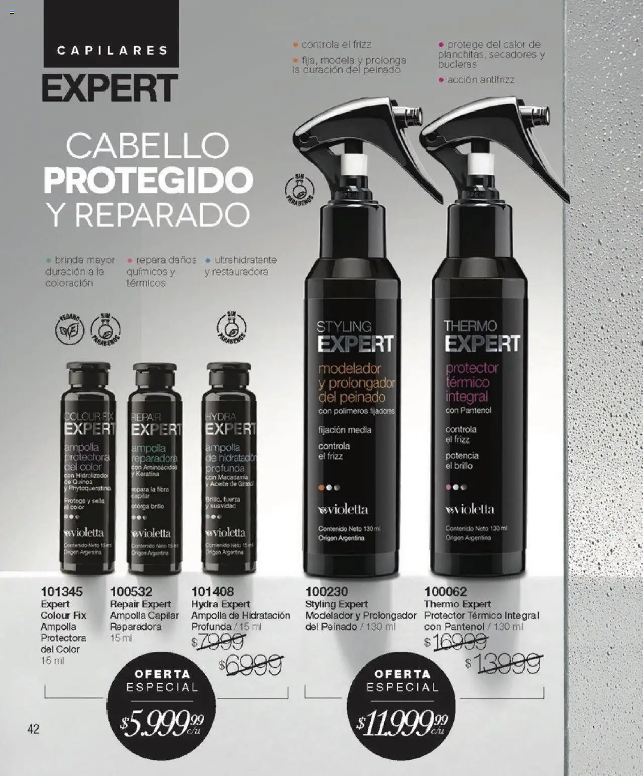 Violetta catálogo │ válido desde el 07.08.2025 | Página: 42 | Productos: Aceite, Brillo, Ampolla