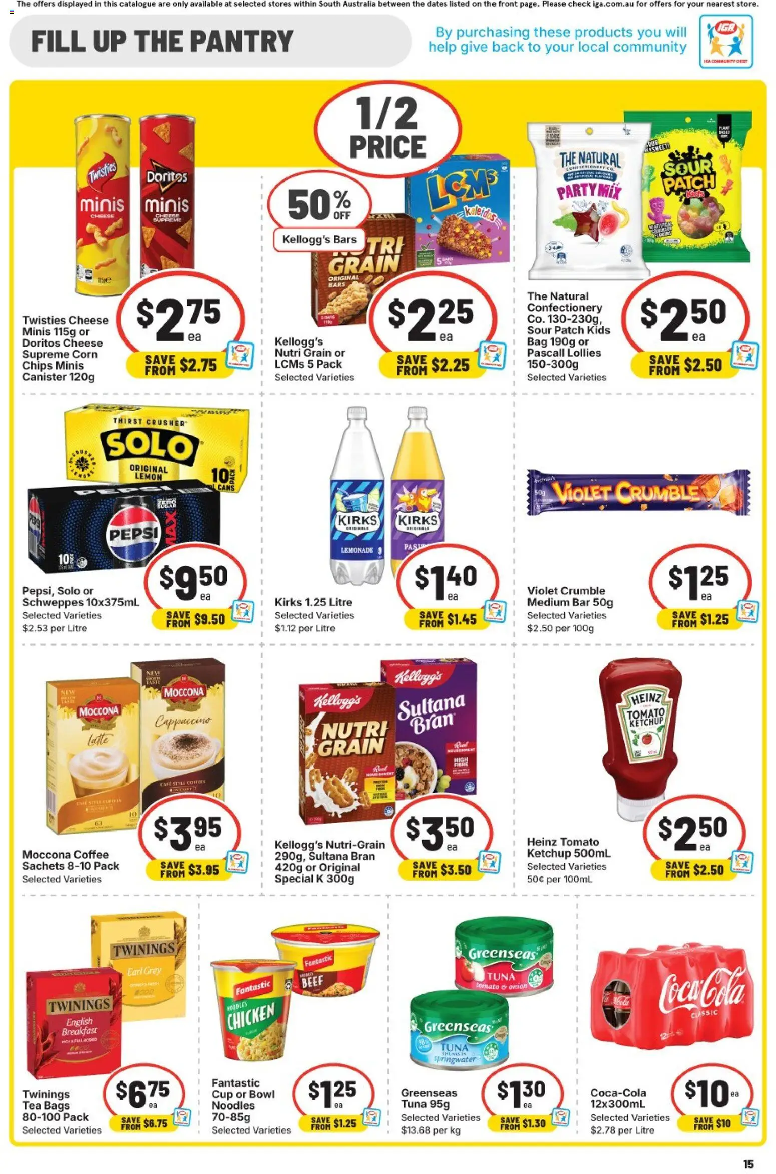 IGA catalogue - valid from 21.01.2026 | Page: 11 | Products: Cheese, Tea, Pasta, Ketchup