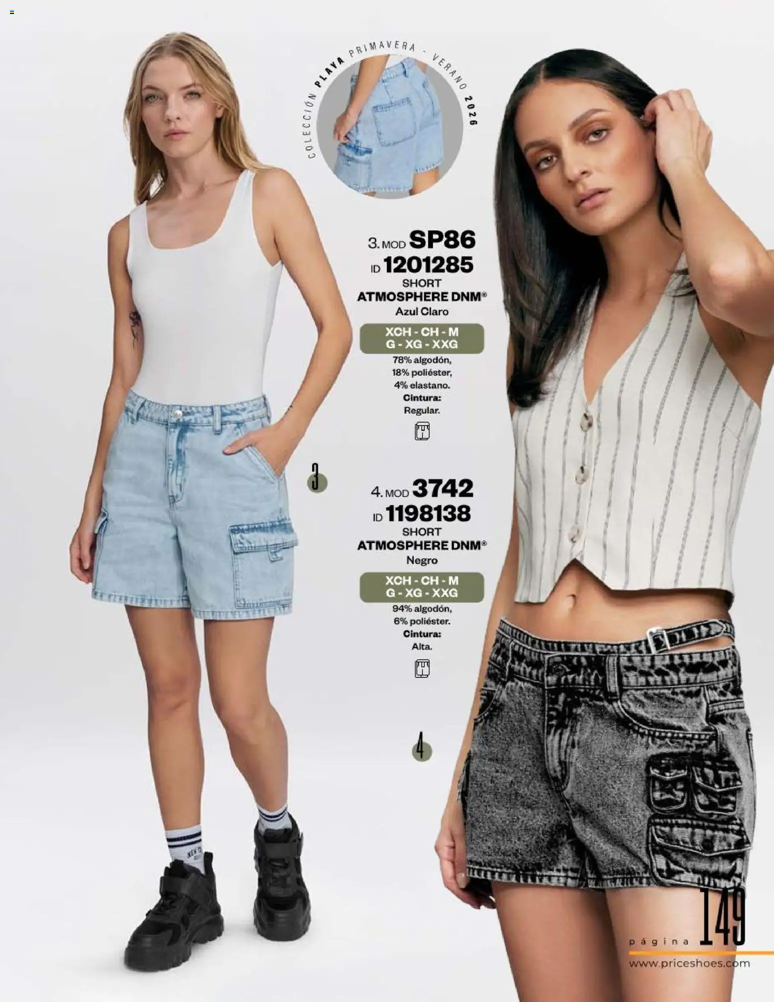 Nuevas ofertas de Price Shoes válidas en toda la República Mexicana desde el 13.02.2026. ¡Encuentra las mejores ofertas en Price Shoes catálogo Playa! | Página: 149 | Productos: Short
