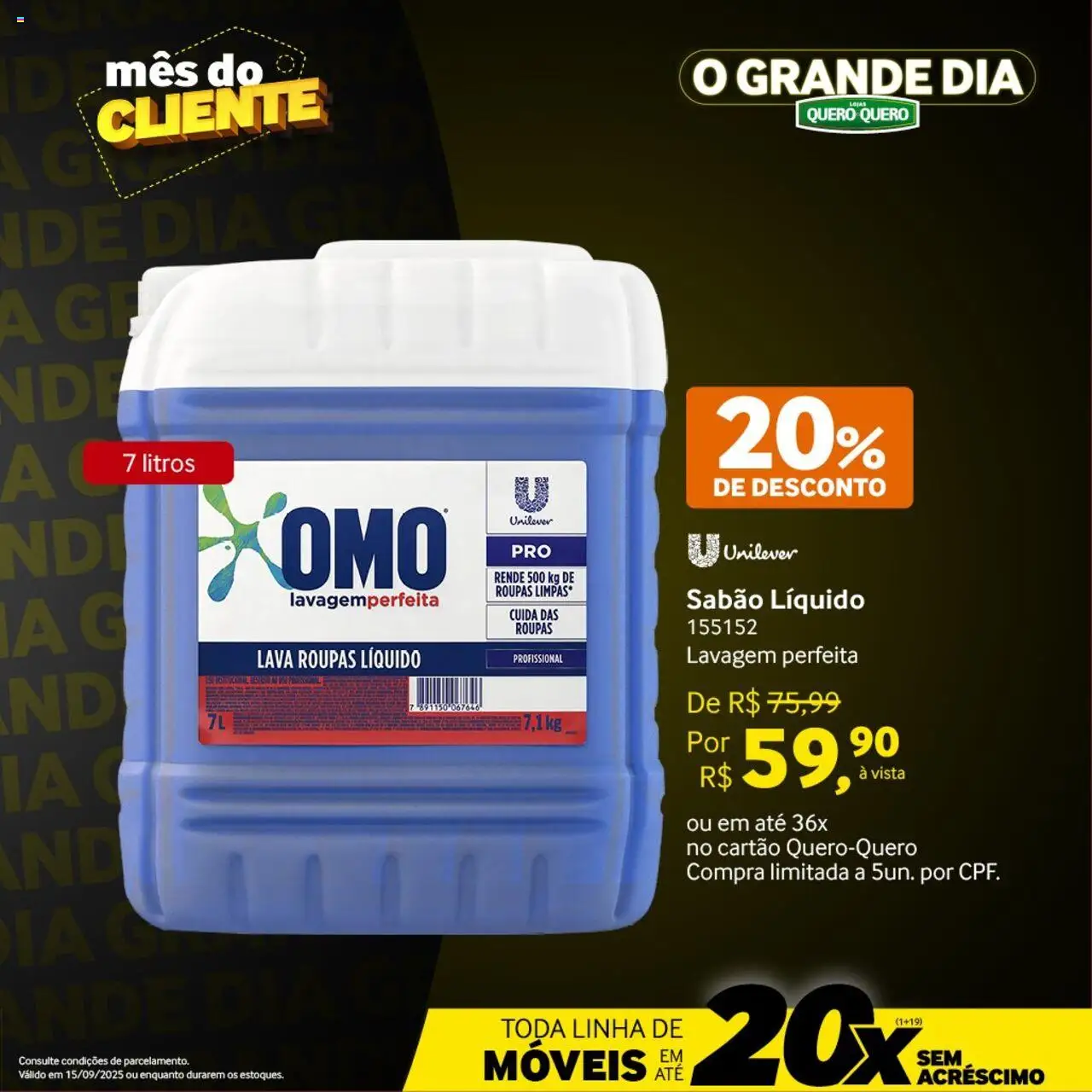 Lojas Quero-Quero Folheto - válido de 15.09.2025 | Página: 17 | Produtos: Sabão, Roupas