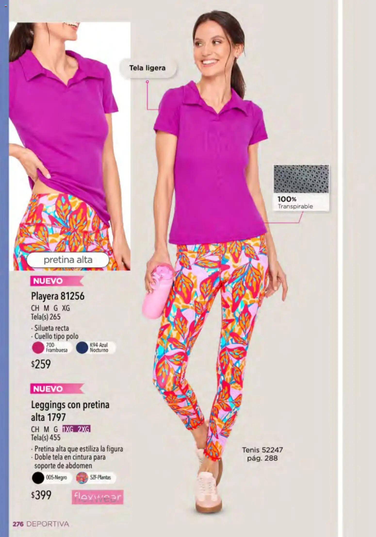 Nuevas ofertas de Ilusión válidas en toda la República Mexicana desde el 01.03.2026. ¡Encuentra las mejores ofertas en Ilusión catálogo Primavera! | Página: 278 | Productos: Leggings, Tenis, Playera