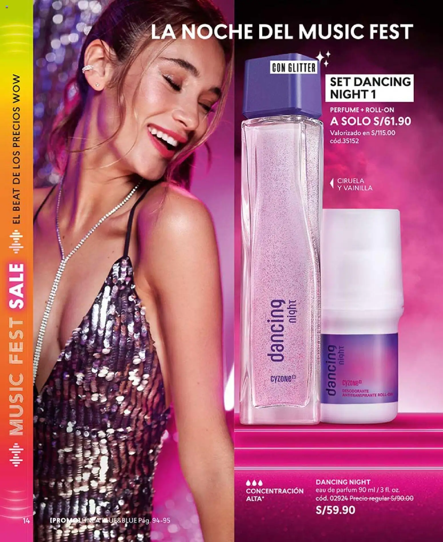 Catálogo CyZone válido desde 21.02.2026 | Página: 14 | Productos: Desodorante, Antitranspirante, Perfume