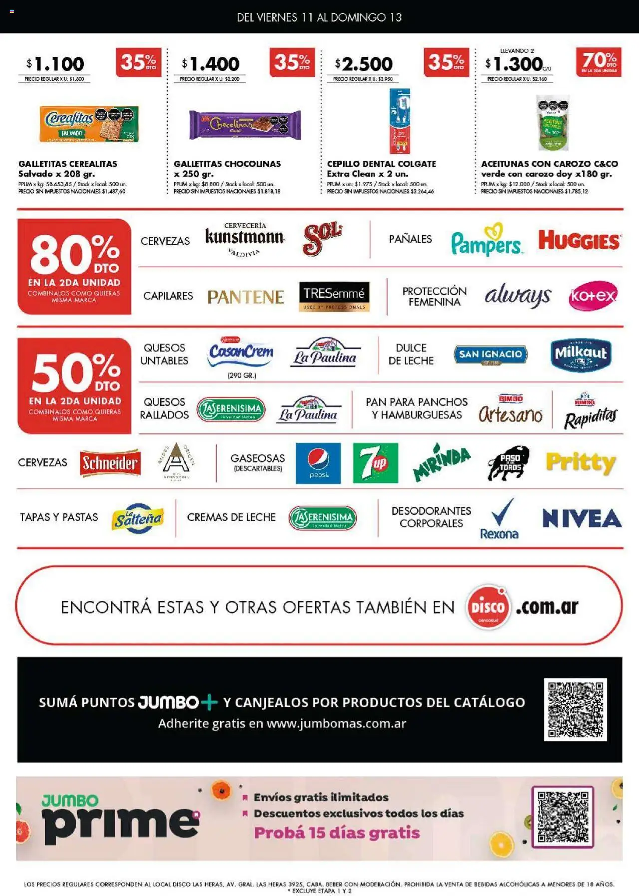 Disco ofertas - Córdoba │ válido desde el 11.07.2025 | Página: 4 | Productos: Cepillo, Dulce de leche, Aceitunas, Leche