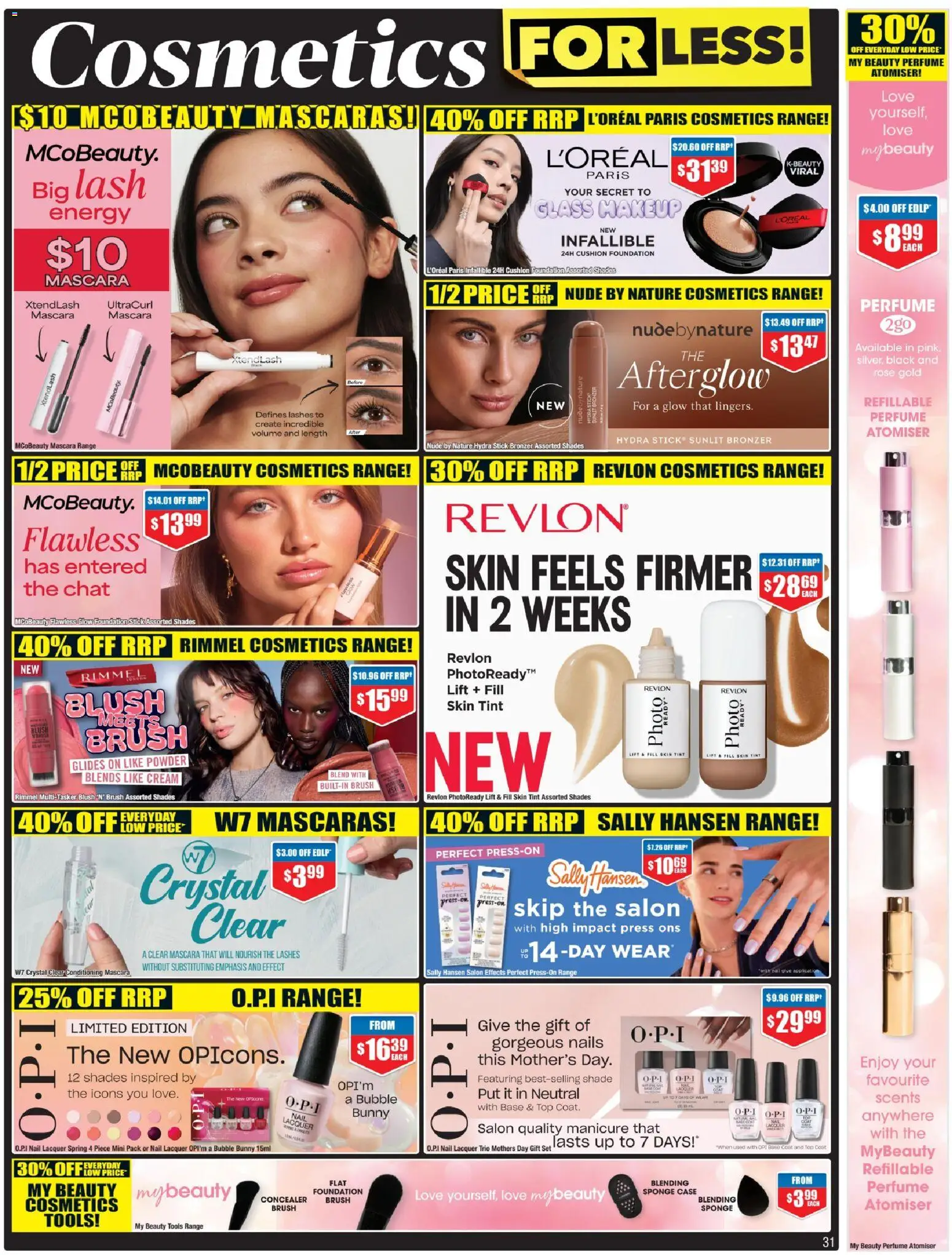 Chemist Warehouse catalogue - valid from 26.03.2026 | Page: 31 | Products: Perfume, Mascara, Sponge, Foundation