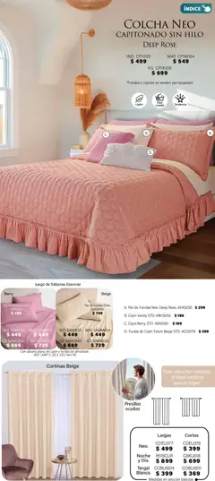 Vista previa de Colchas Concord Buen Fin, nuevo folleto de la tienda, válido en México a partir del 01.11.2025 | Página: 64 | Productos: Juego, Funda, Almohada, Sabanas