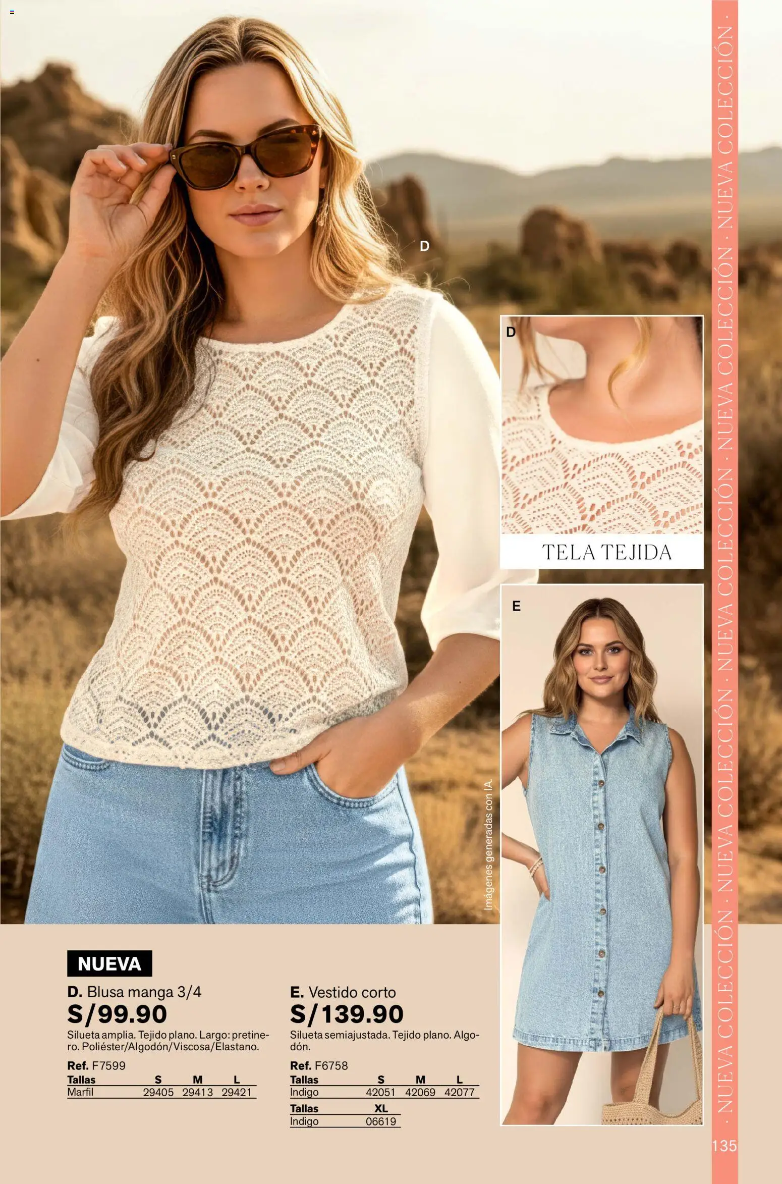 Catálogo Leonisa válido desde 24.02.2026 | Página: 135 | Productos: Blusa, Vestido