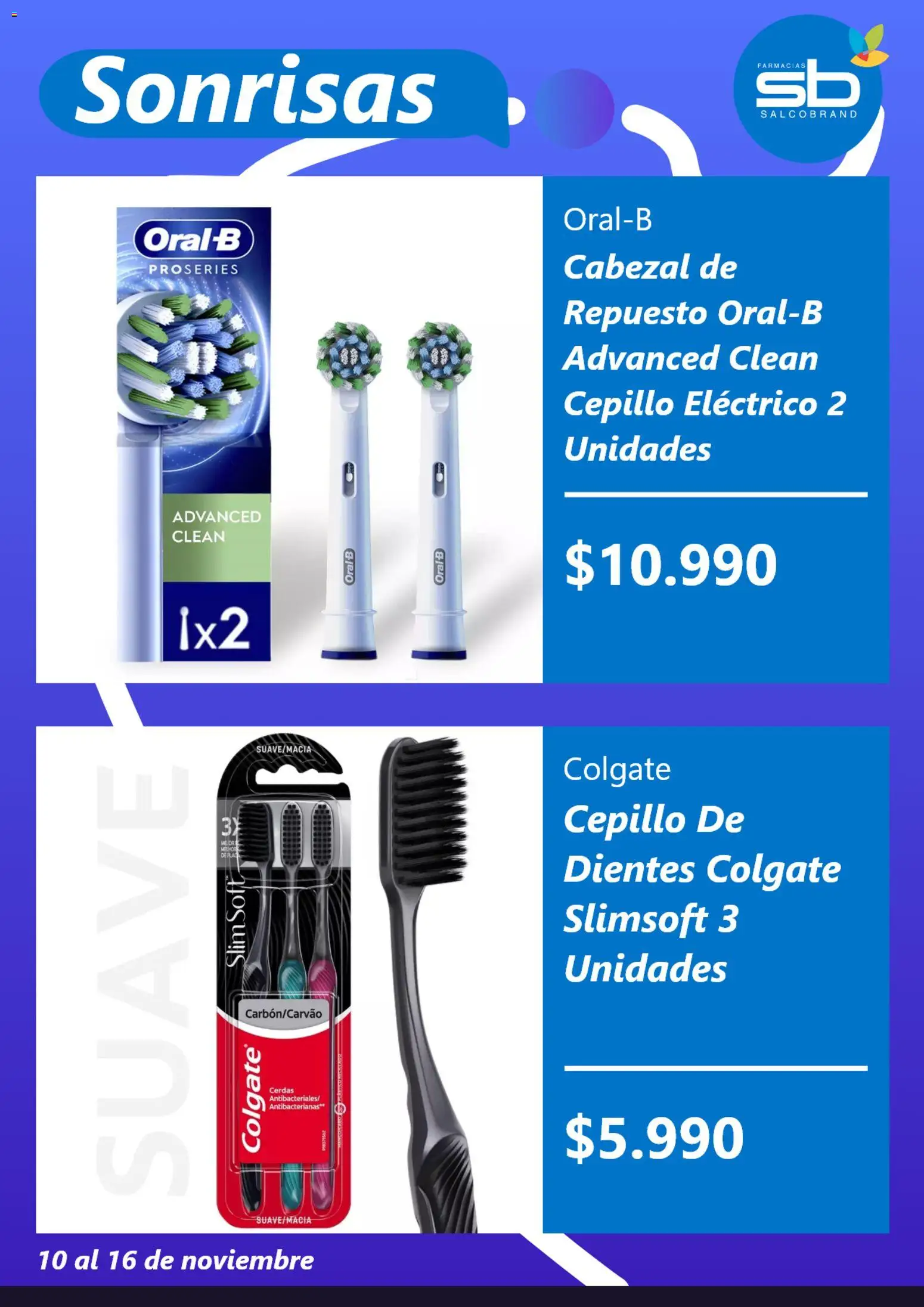 Salcobrand ofertas  │ válido desde el 10.11.2025 | Página: 5 | Productos: Cepillo, Cepillo de dientes