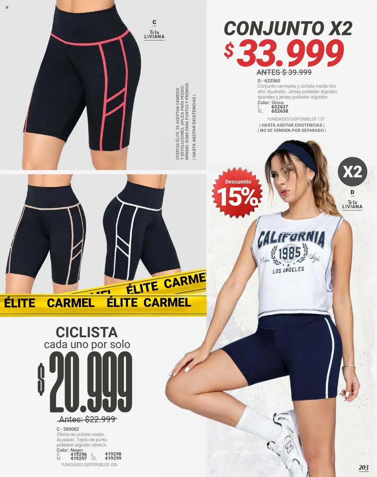 Carmel revista - valida desde el 25.09.2025 | Página: 207 | Productos: Algodón, Camiseta, Conjunto