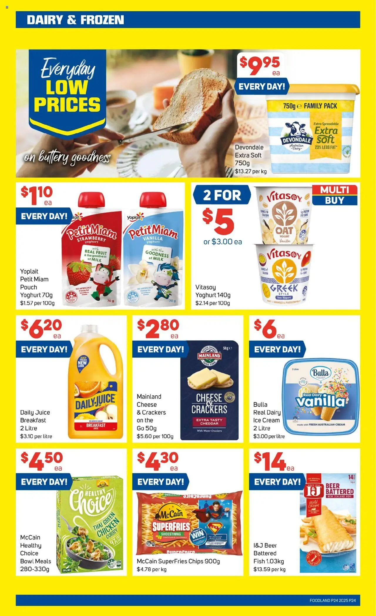 Foodland catalogue - valid from 11.06.2025 | Page: 24 | Products: Yoghurt, Chicken, Fish, Sugar