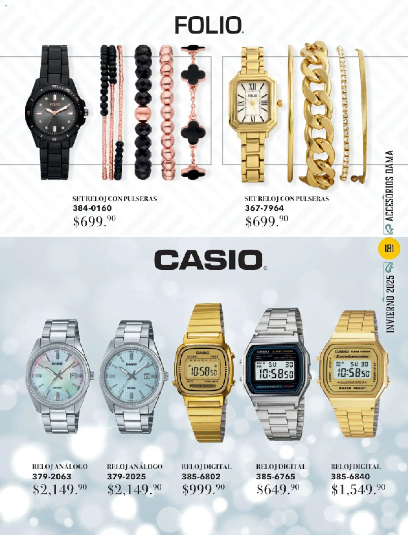 Nuevas ofertas de Andrea válidas en toda la República Mexicana desde el 26.11.2025. ¡Encuentra las mejores ofertas en Andrea catálogo Invierno! | Página: 181 | Productos: Reloj