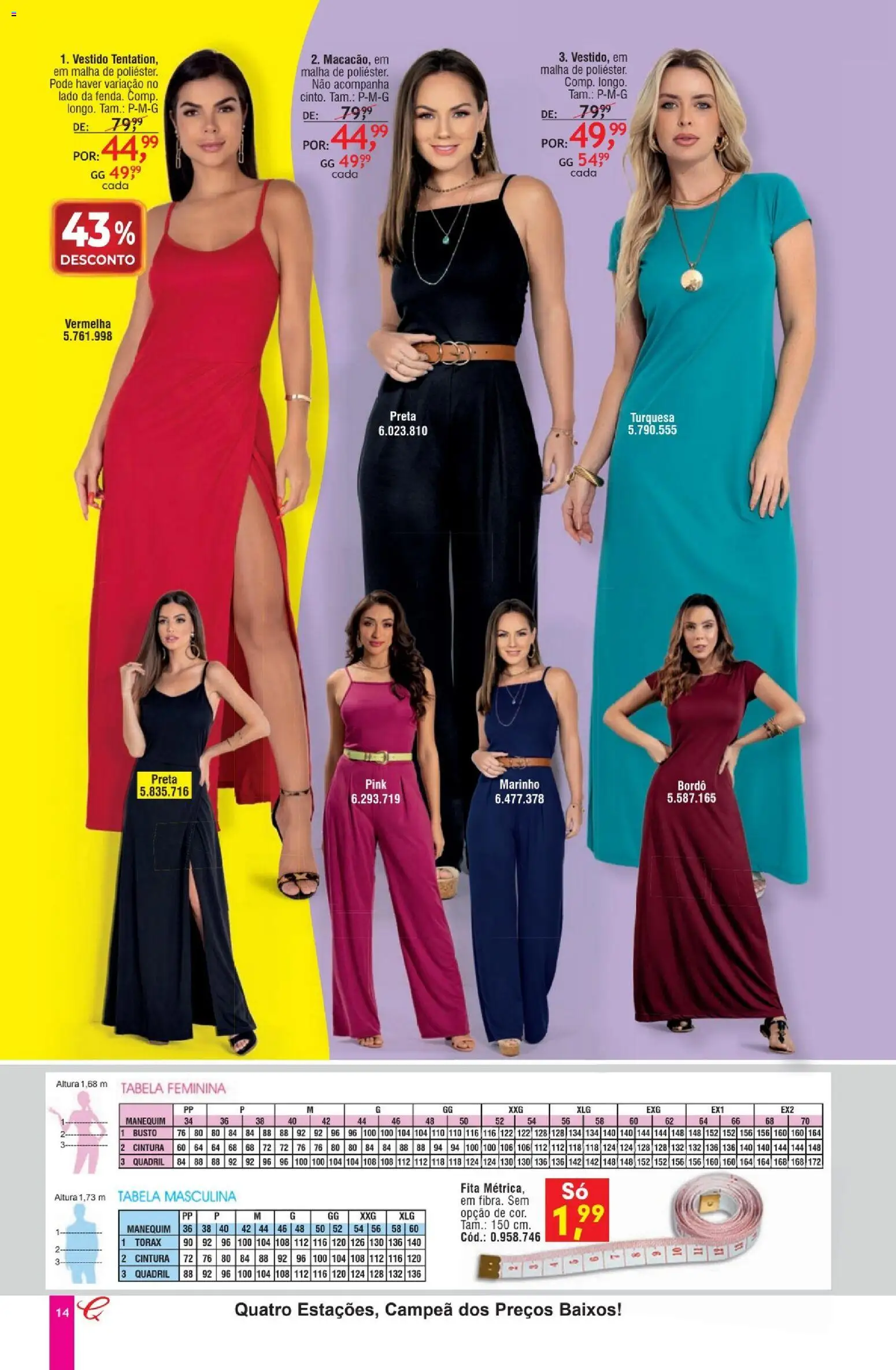Quatro Estações Folheto - válido de 01.02.2026 | Página: 10 | Produtos: Fita, Vestido
