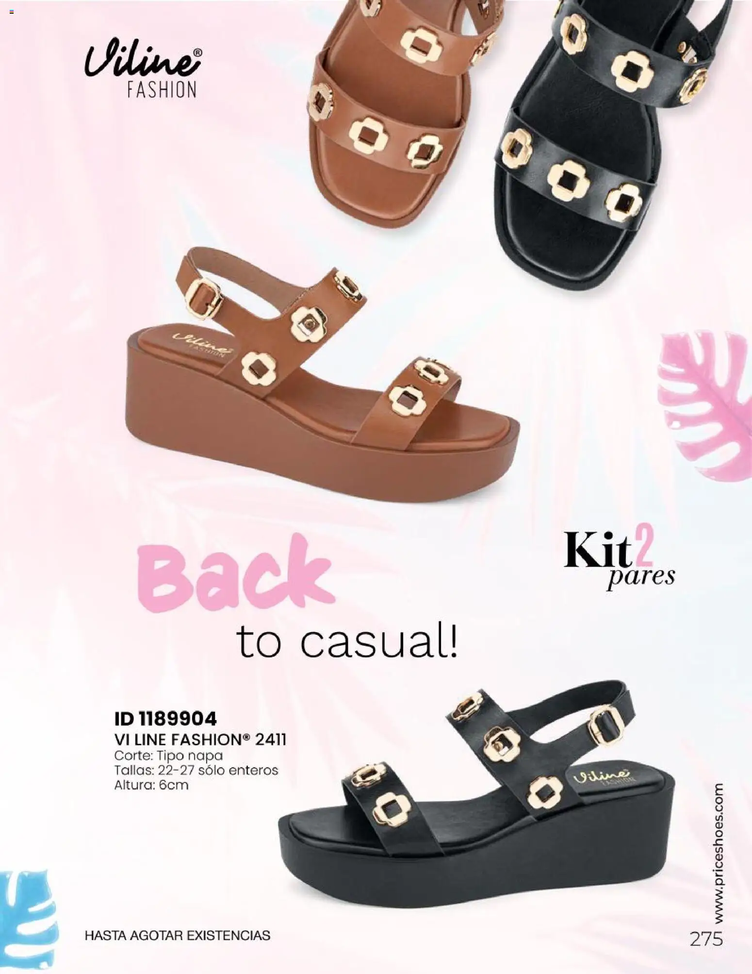 Nuevas ofertas de Price Shoes válidas en toda la República Mexicana desde el 31.01.2026. ¡Encuentra las mejores ofertas en Price Shoes Catálogo Sandalias ! | Página: 275