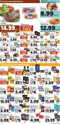 Preview of Harris Teeter weekly ads valid from 18.02.2026 | Page: 5 | Products: Bread, Beef, Spices, Garlic