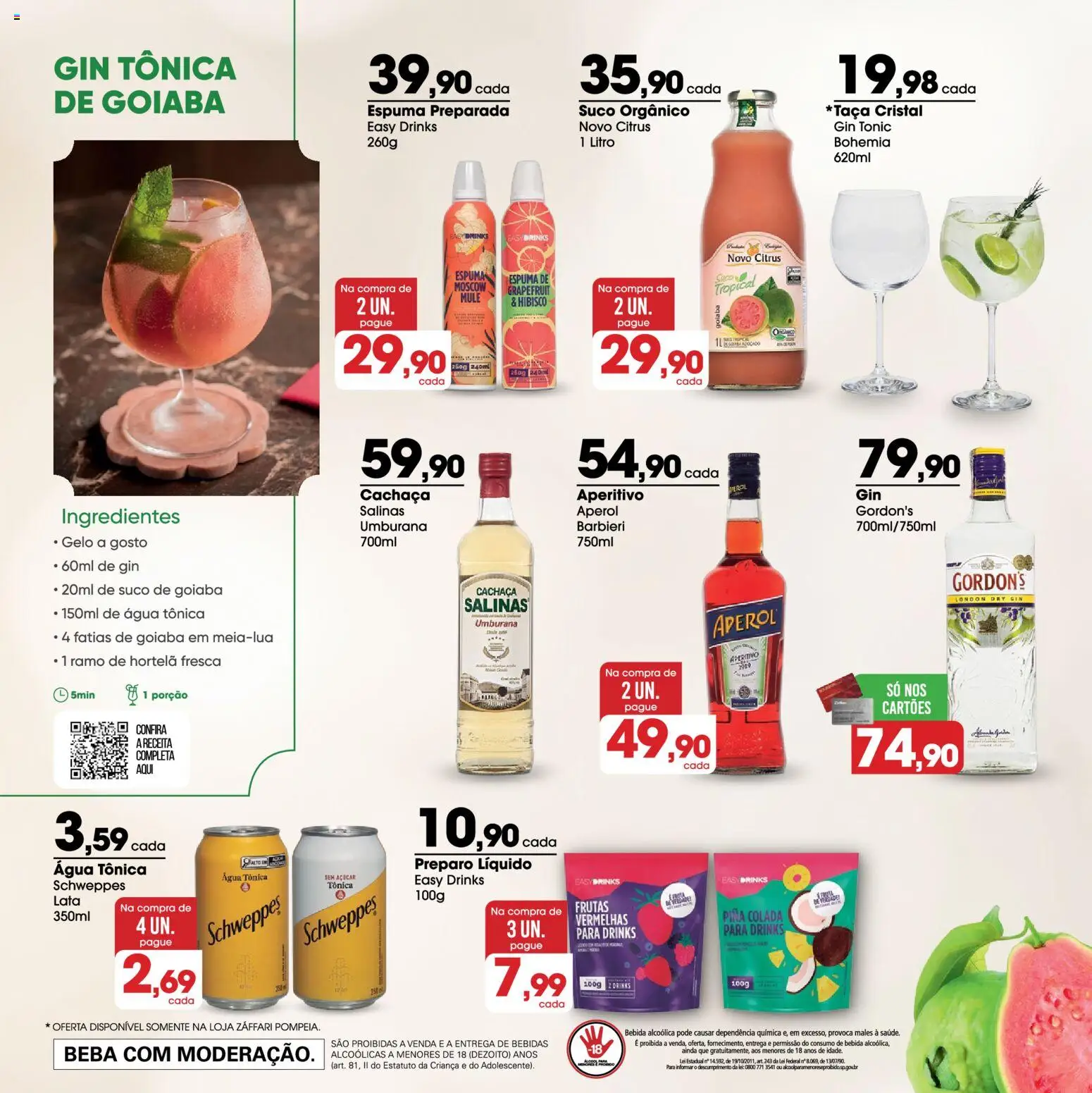 Zaffari Folheto - válido de 09.01.2026 | Página: 3 | Produtos: Coco, Hortelã, Hibisco, Bebida