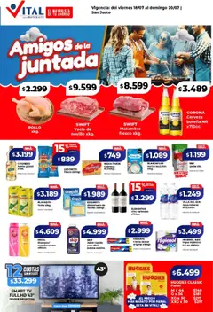 Vista previa Vital - Ofertas fin de semana - San Justo válido desde el 18.07.2025